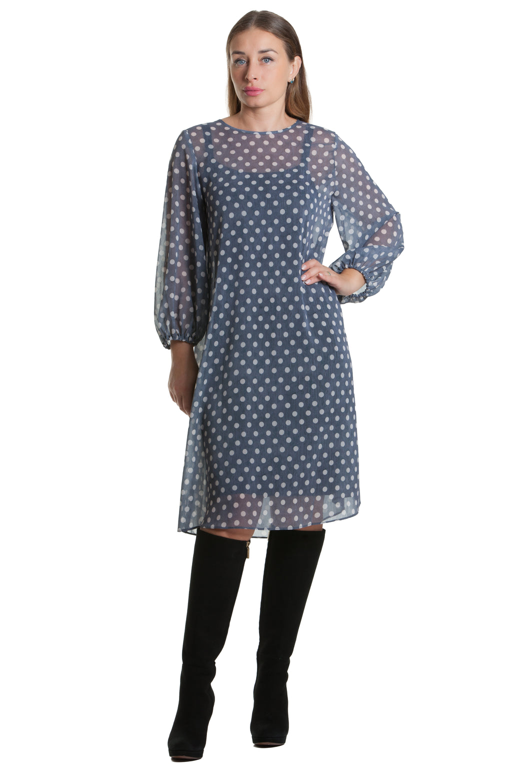 Light, Elegant Dress Lori No31 — Magnolica Latvian Women's Clothing