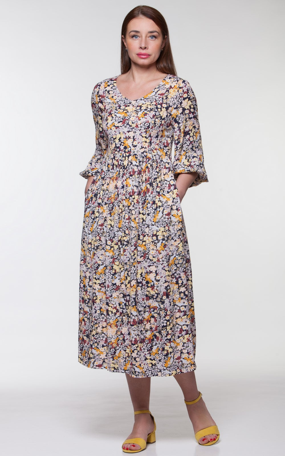 Summer Loose-fit Midi Dress Lori No42