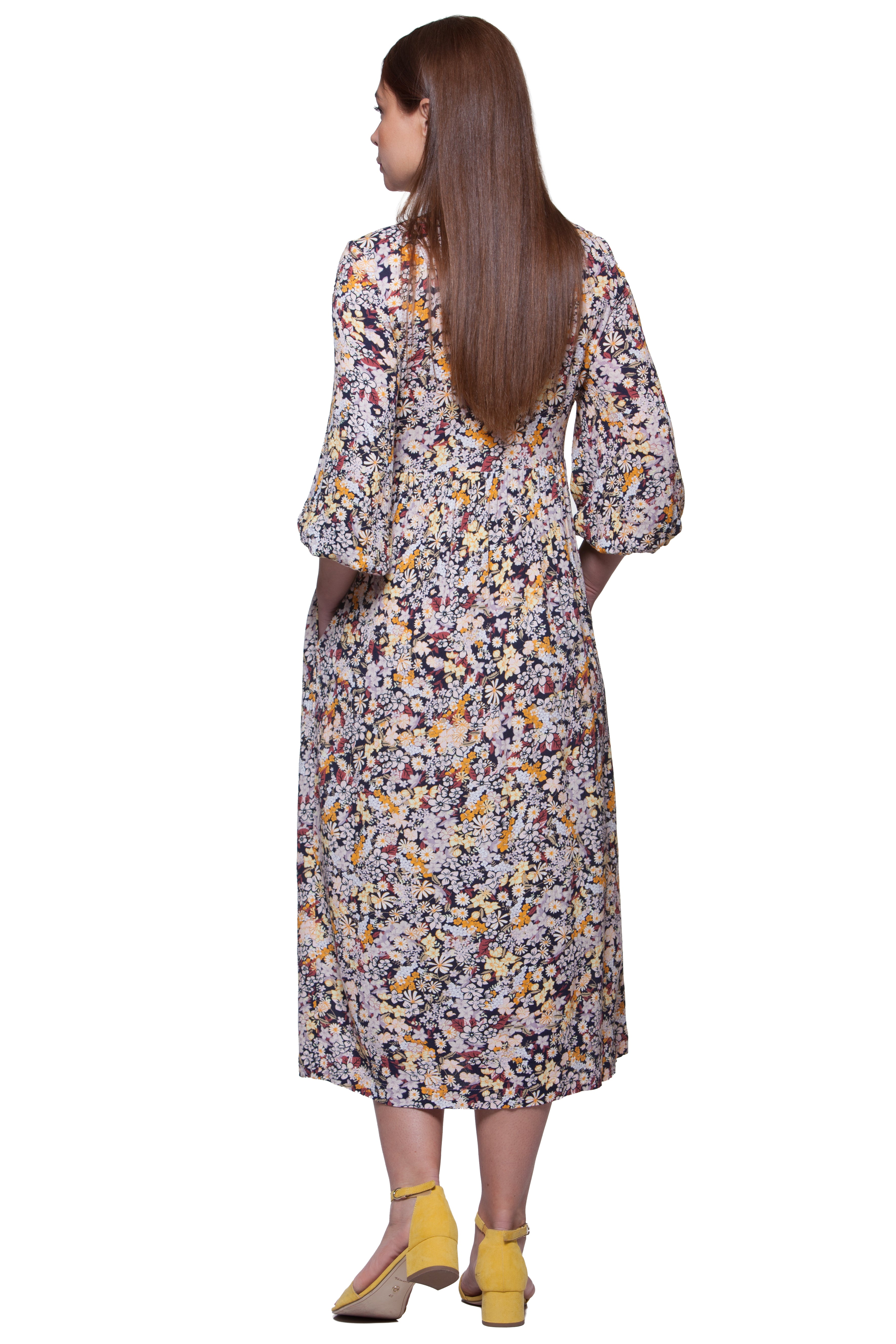 Sommerliches Lockeres Midikleid Lori No. 42