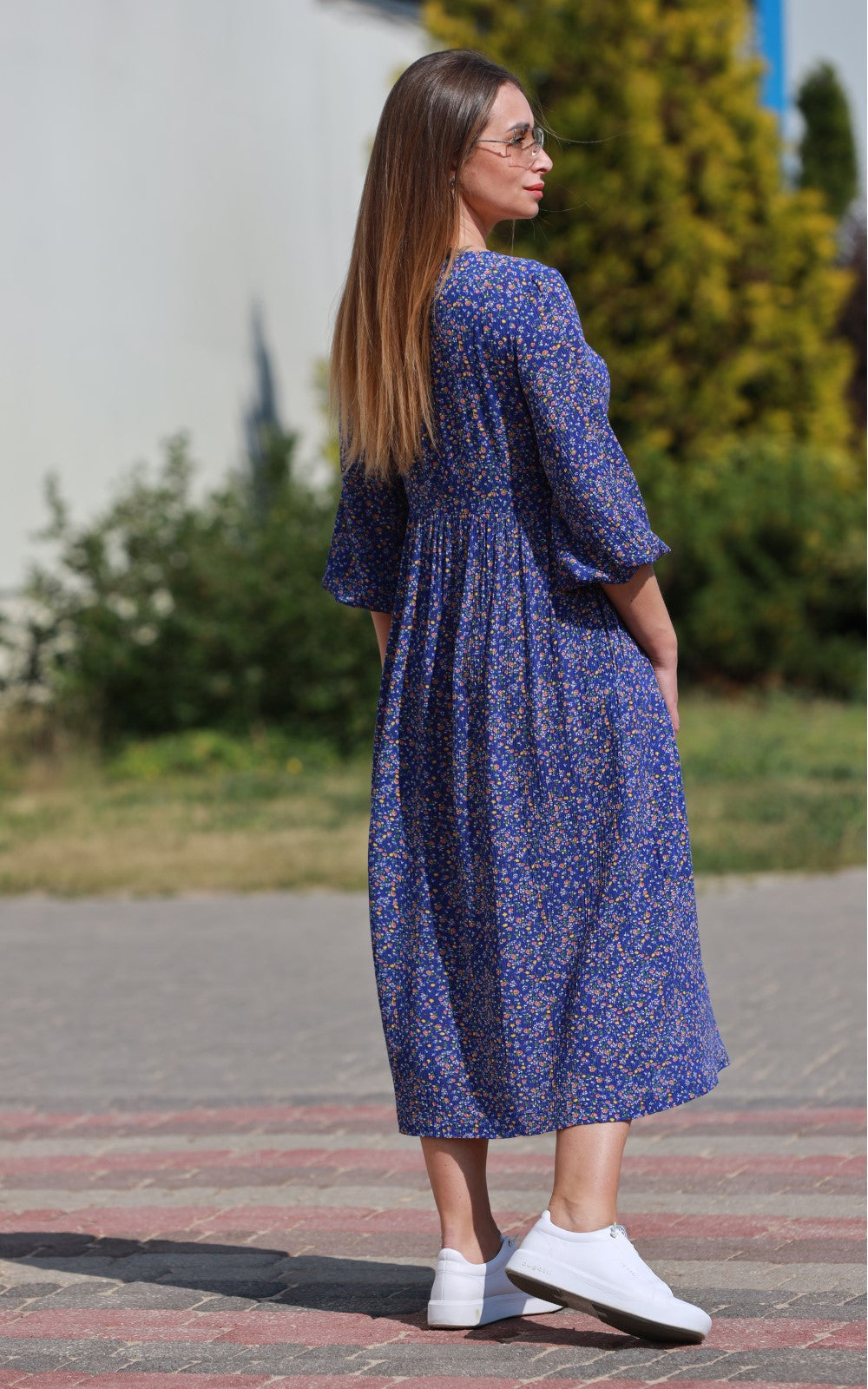 Summer Loose-fit Midi Dress Lori No391