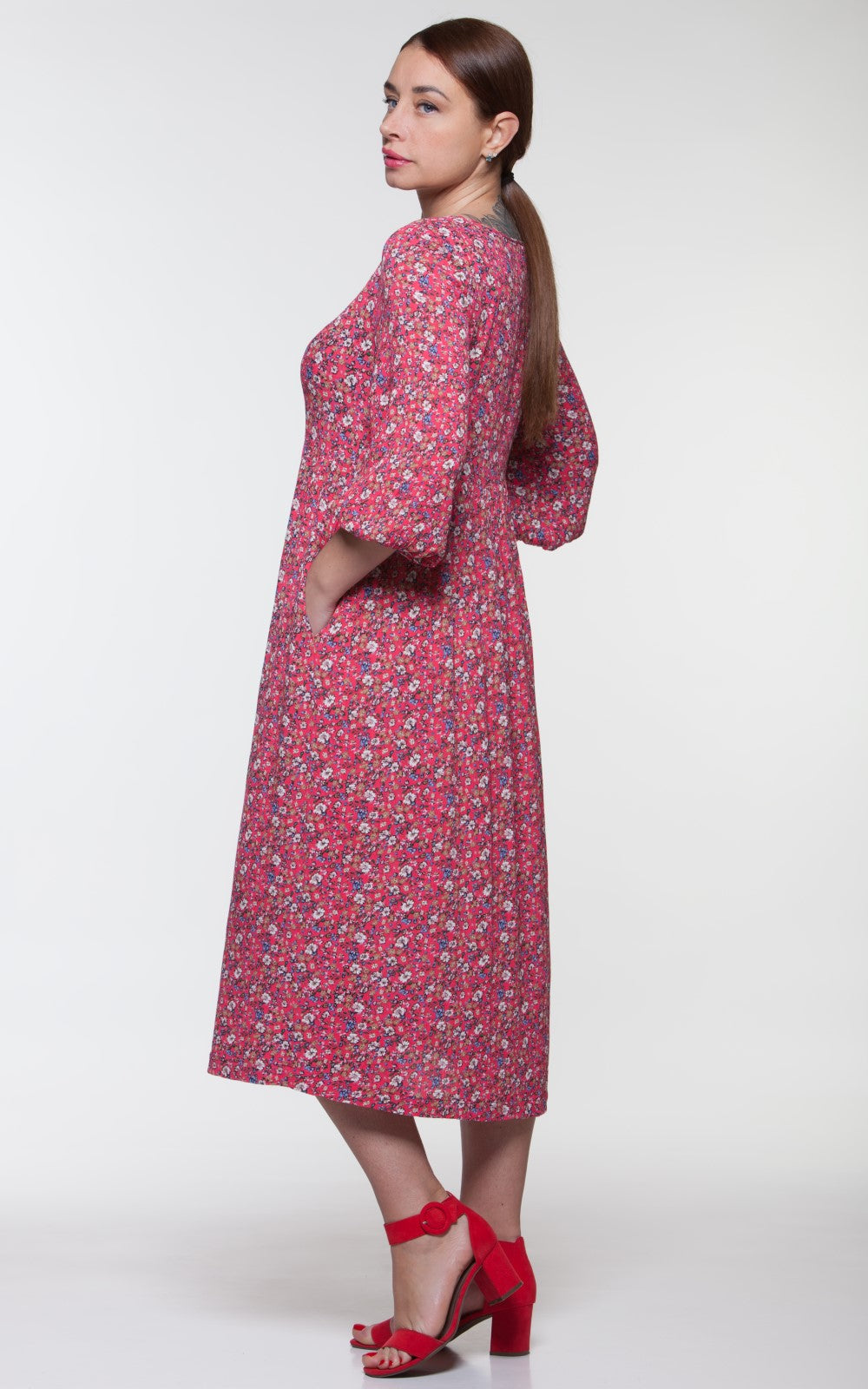 Summer Loose-fit Midi Dress Lori No39