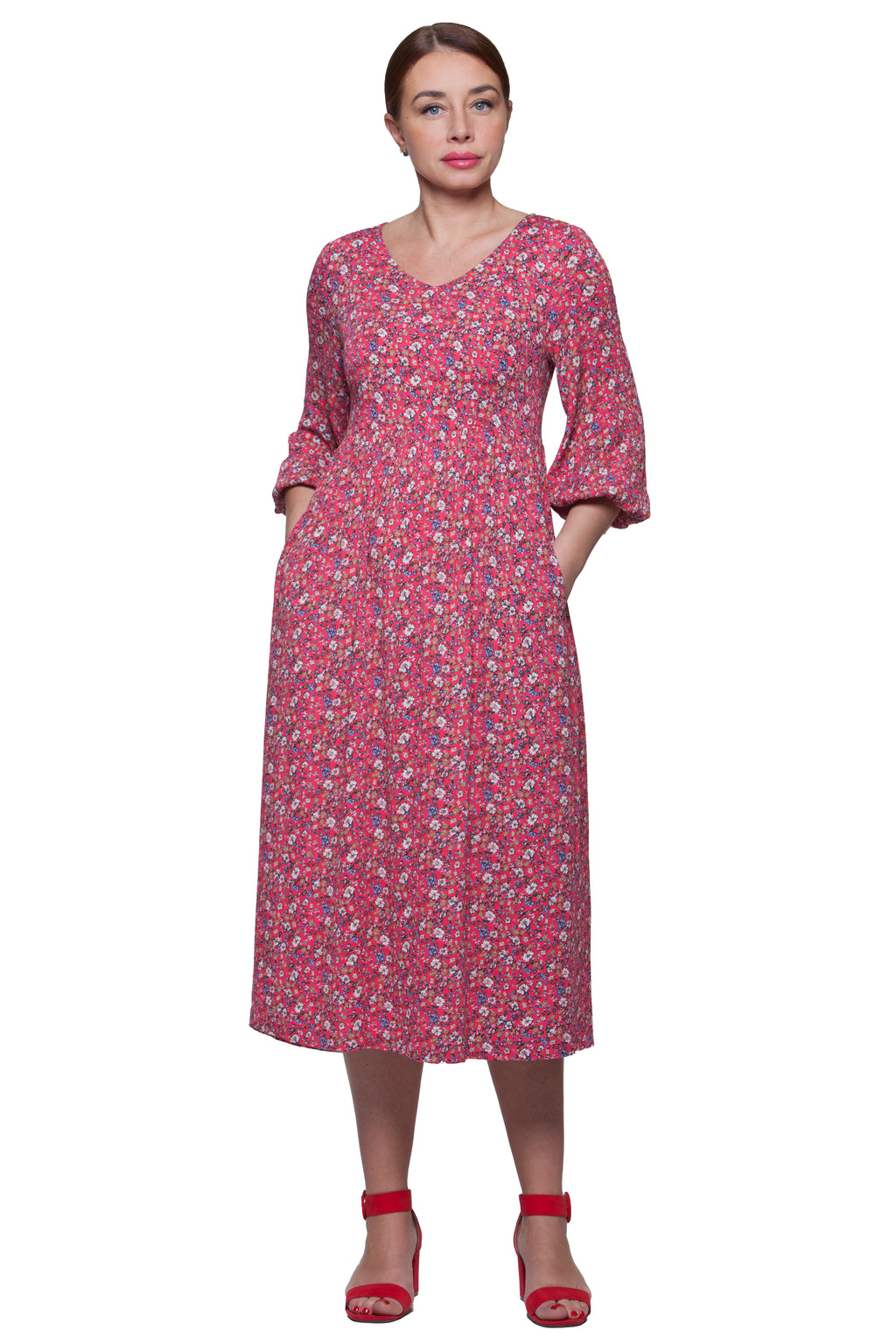 Sommerliches Lockeres Midikleid Lori No. 39