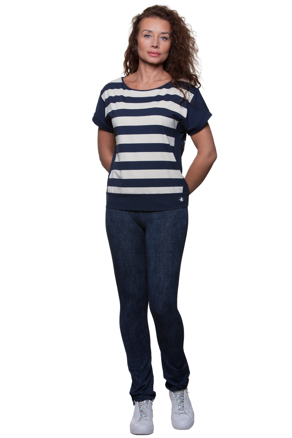 Summer Loose Top Amira No016 — Magnolica Latvian Women's Clothing
