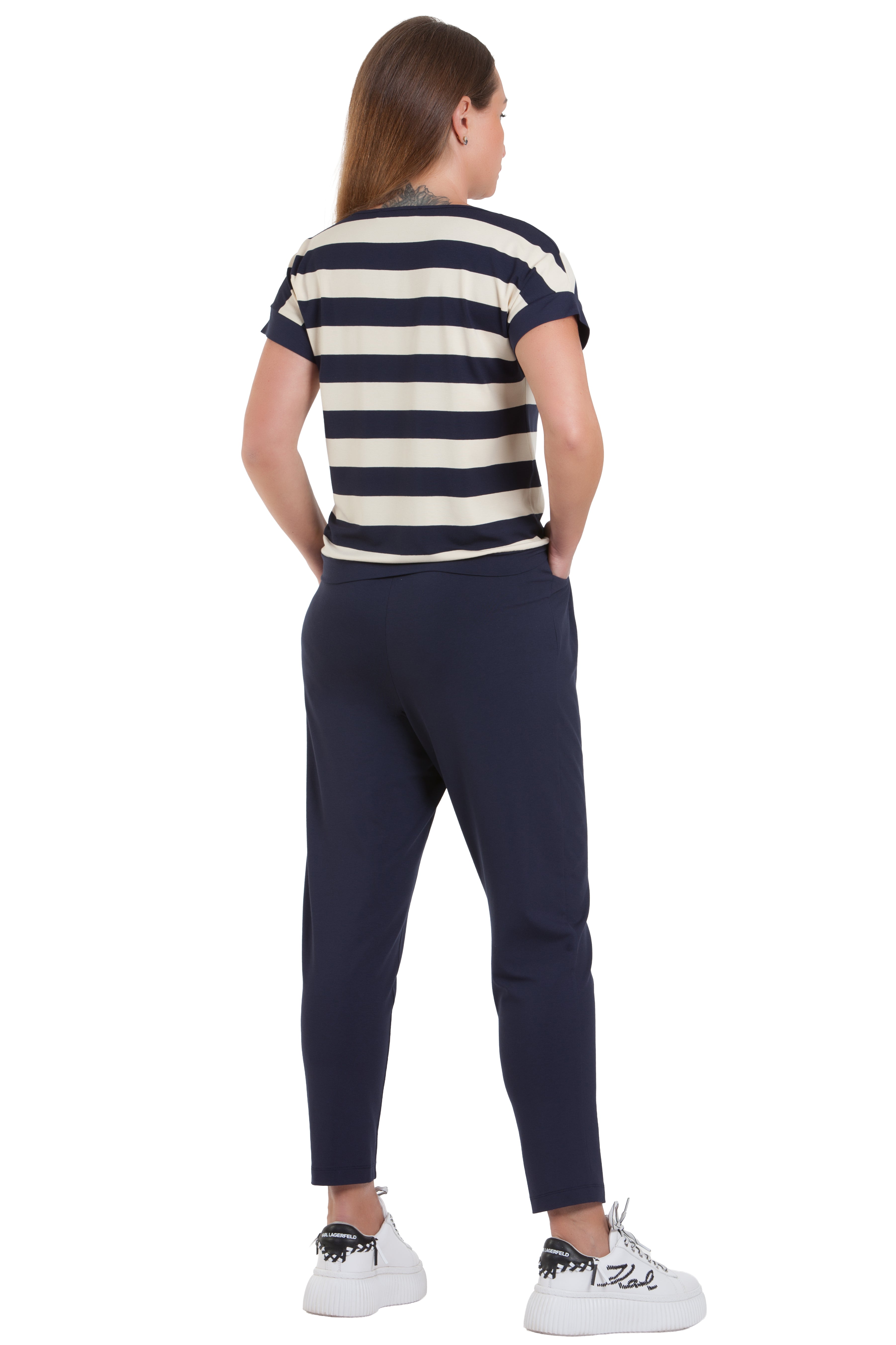 Vasaras sieviešu banāna bikses Liza Nr. 18