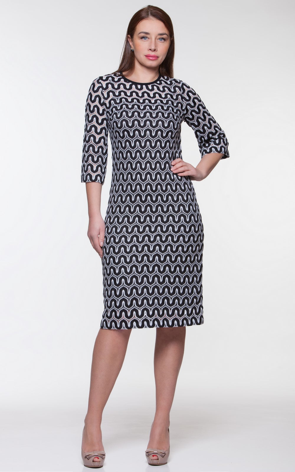 Gorgeous Openwork Sheath Dress Ariel No5