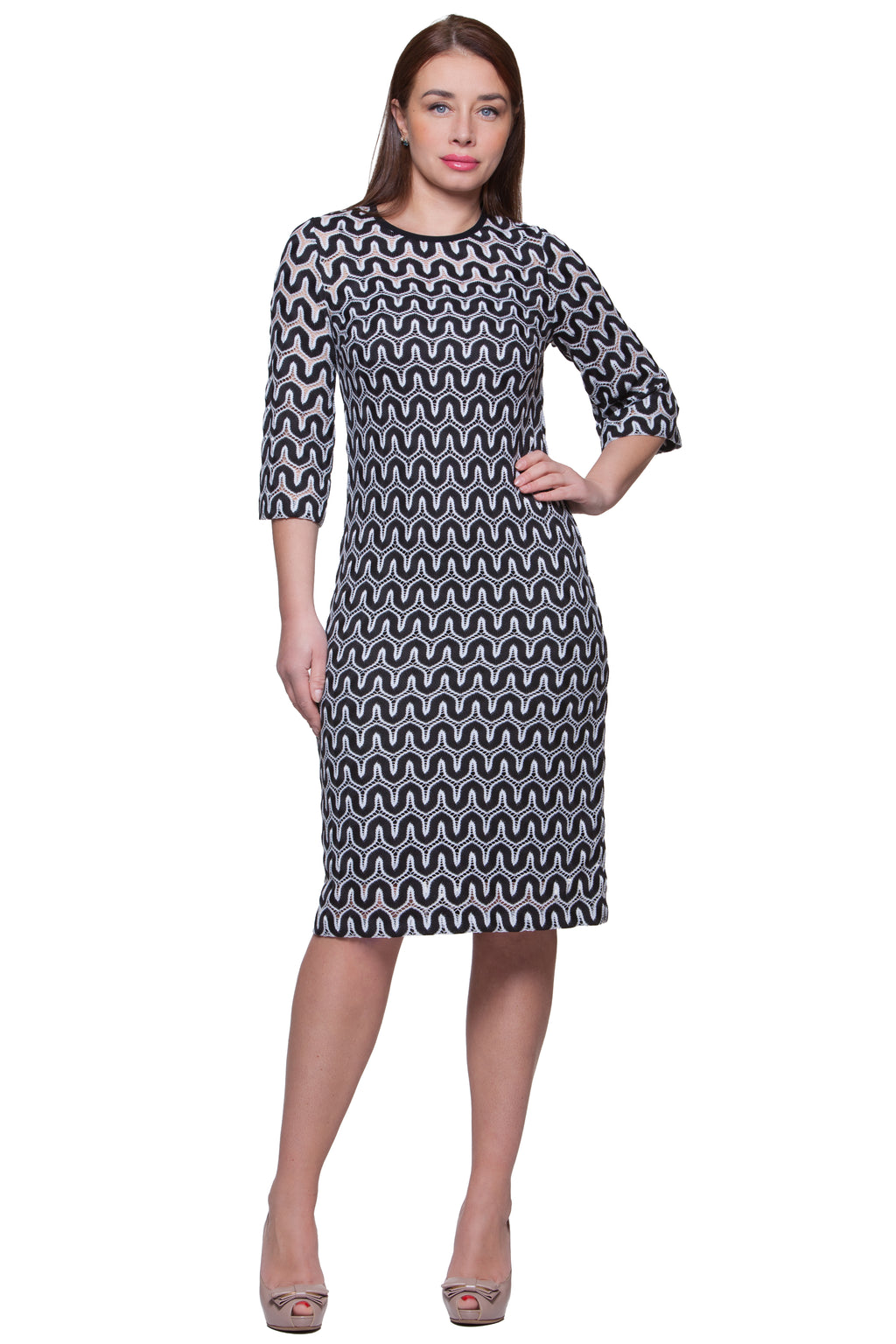 Gorgeous Openwork Sheath Dress Ariel No5