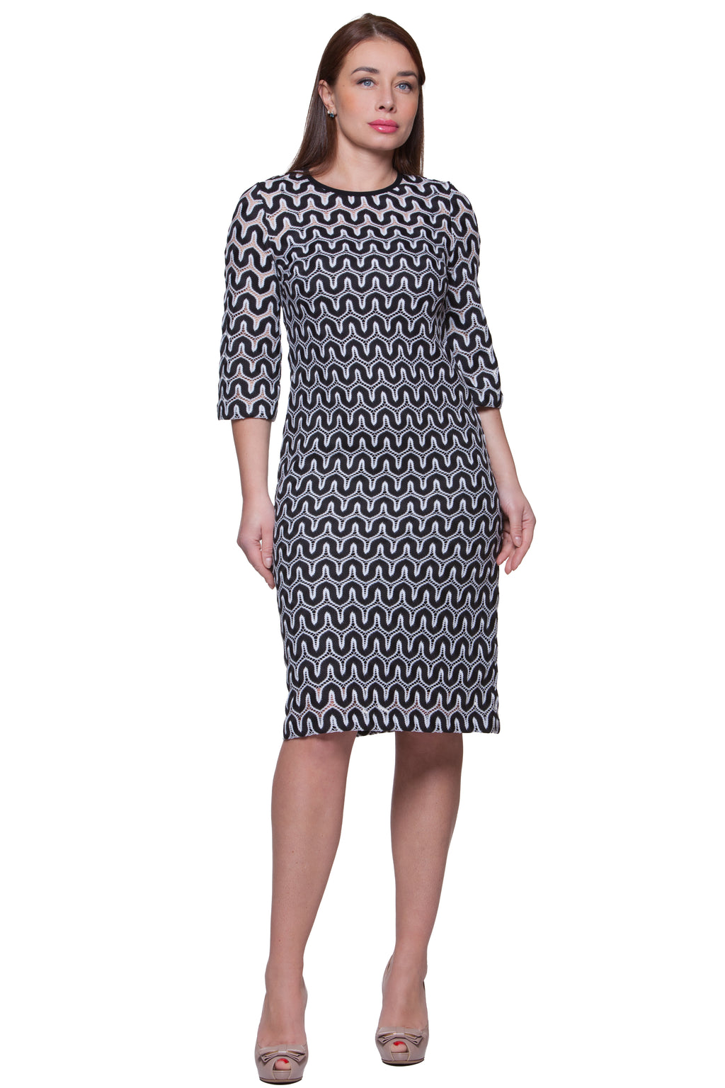 Gorgeous Openwork Sheath Dress Ariel No5