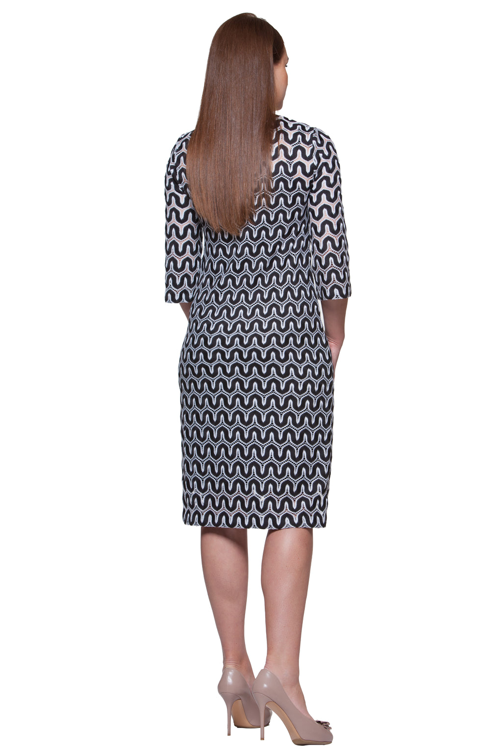 Gorgeous Openwork Sheath Dress Ariel No5