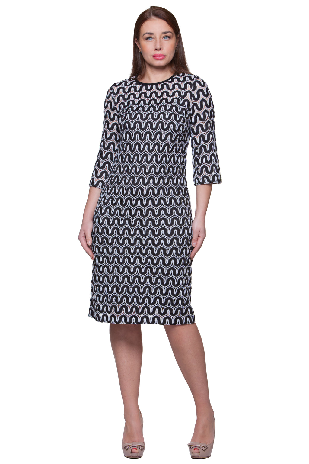 Gorgeous Openwork Sheath Dress Ariel No5