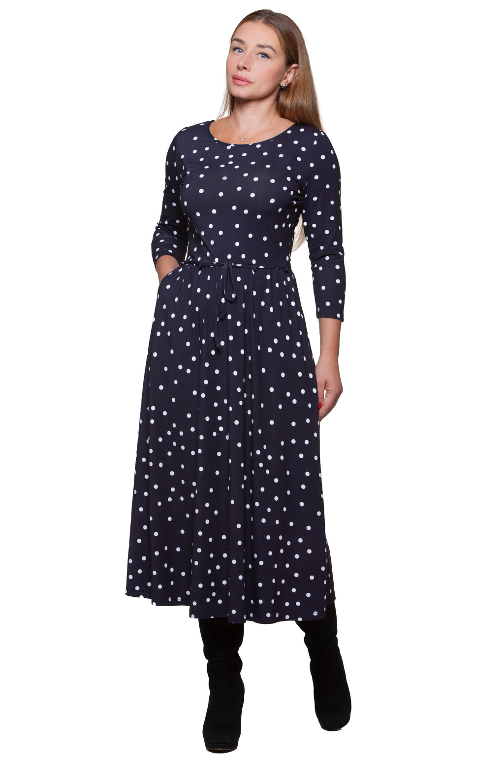 Everyday Midi Dress  Ariel No14 — Magnolica Latvian Women's Clothing