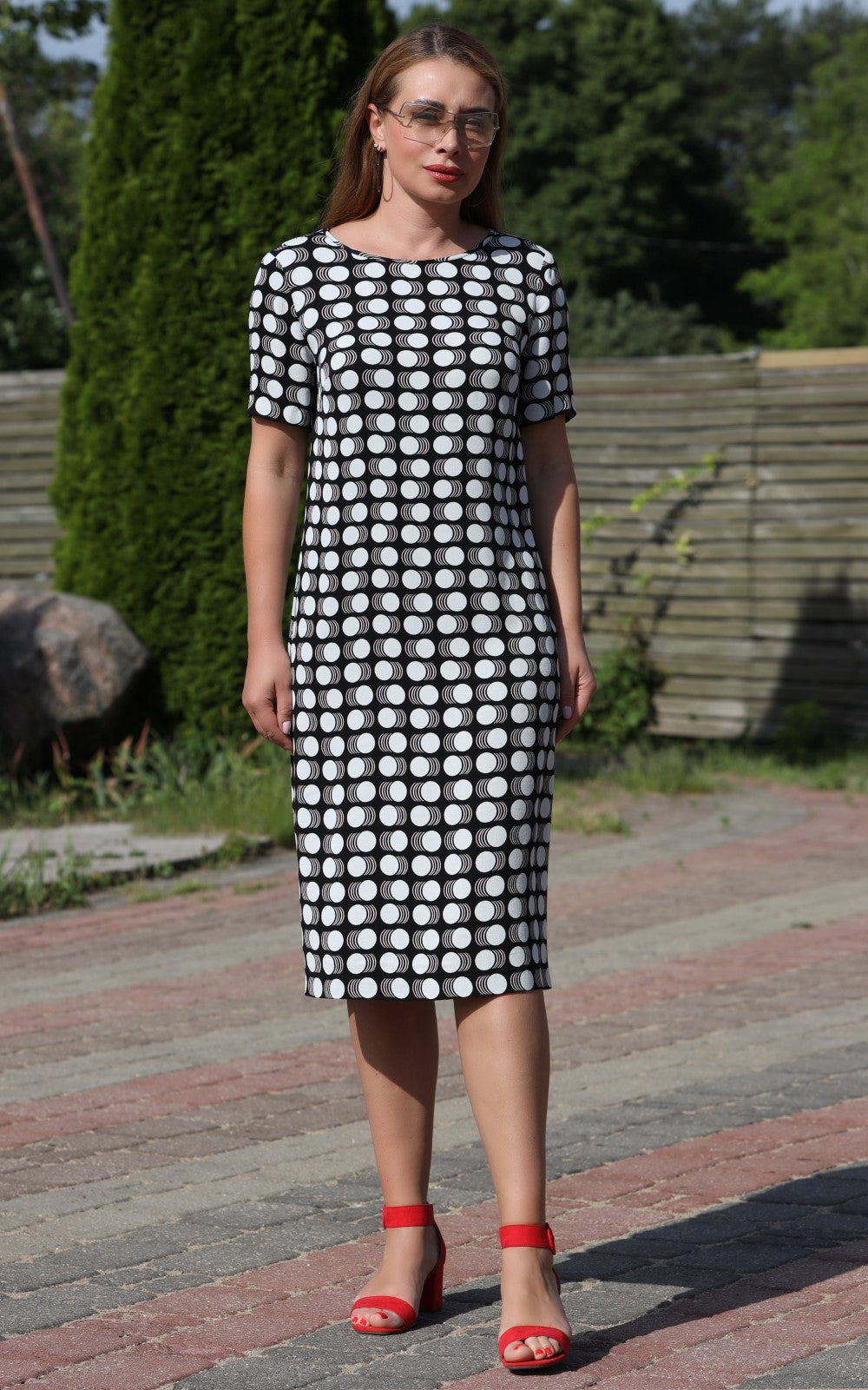 A Classic Straight Summer Dress Ariel No14