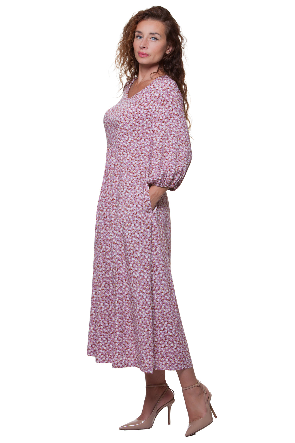 Vasaras brīva piegriezuma maxi kleita Loren Nr. 4
