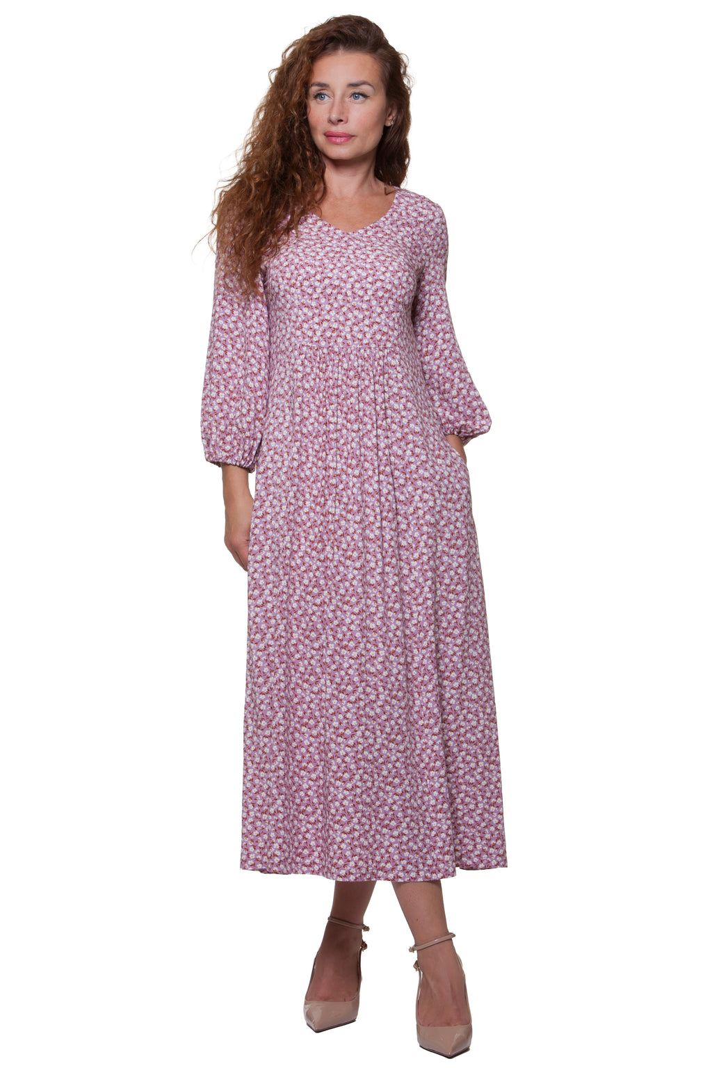 Summer Loose-fit Maxi Dress Loren No4 — Magnolica Latvian Women's Clothing