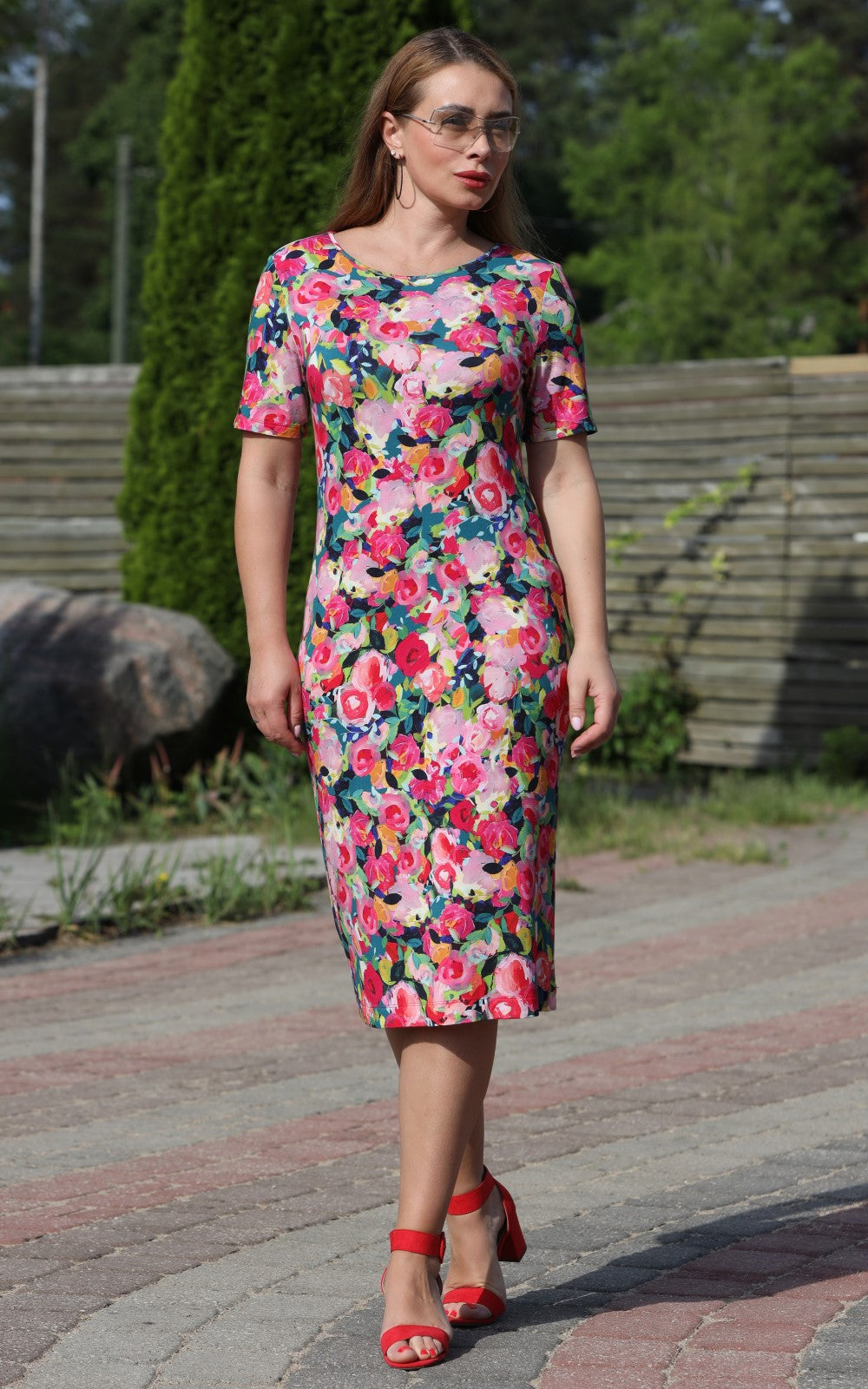 Form-fitting Summer Knit Dress Loren No6