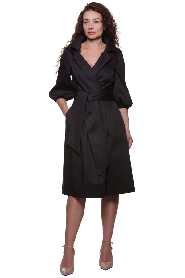 Doll-like Silhouette Dress Loren No77 — Magnolica Latvian Women's Clothing