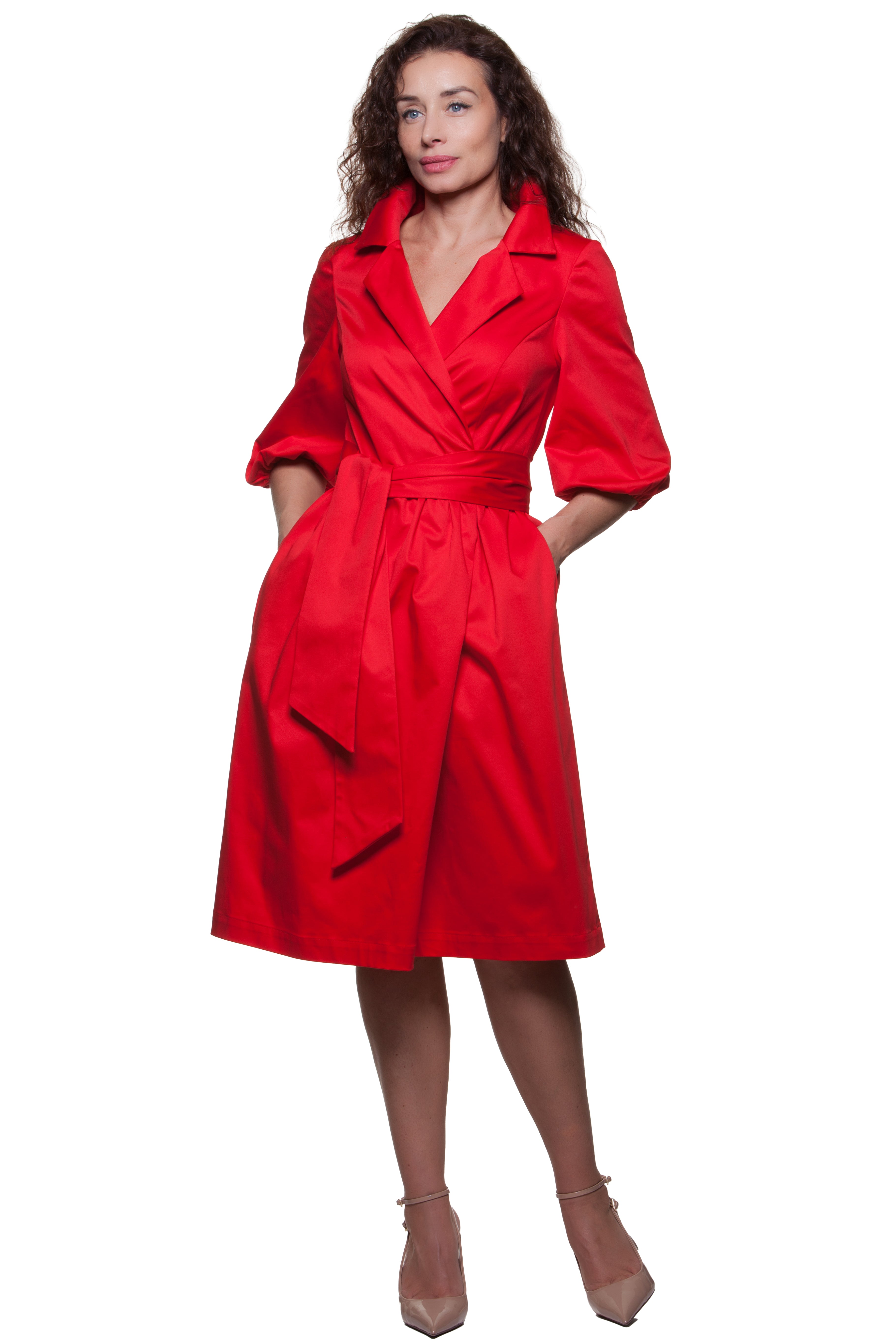 Doll-like Silhouette Dress Loren No73