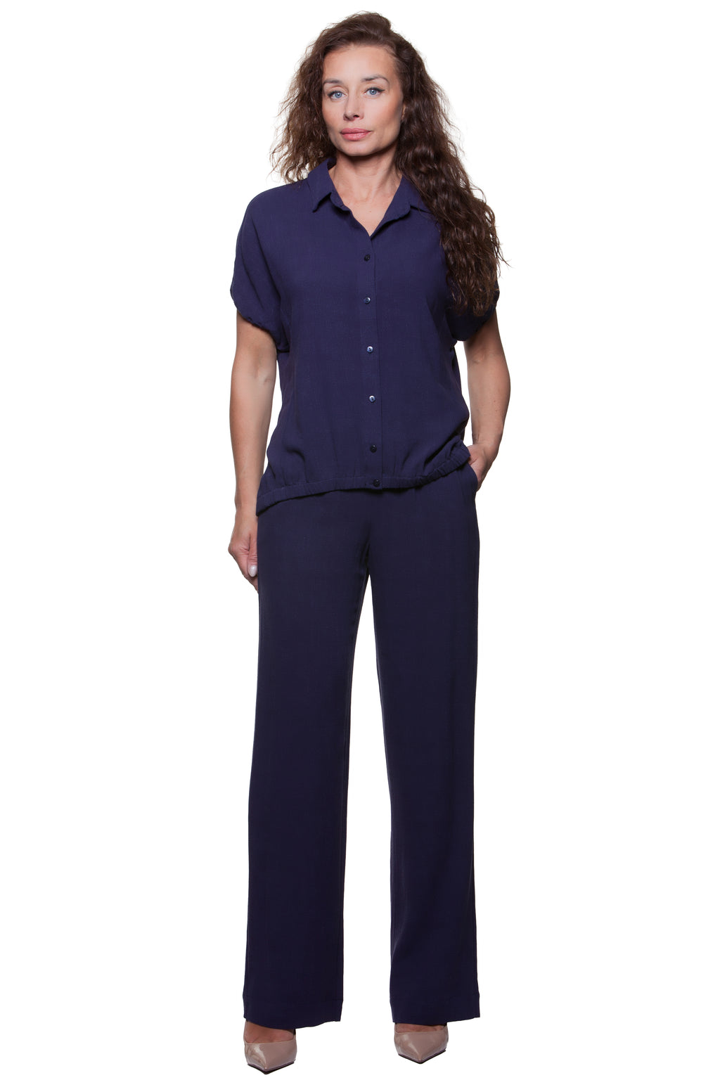 Summer Pantsuit Amira No88 — Magnolica Latvian Women's Clothing