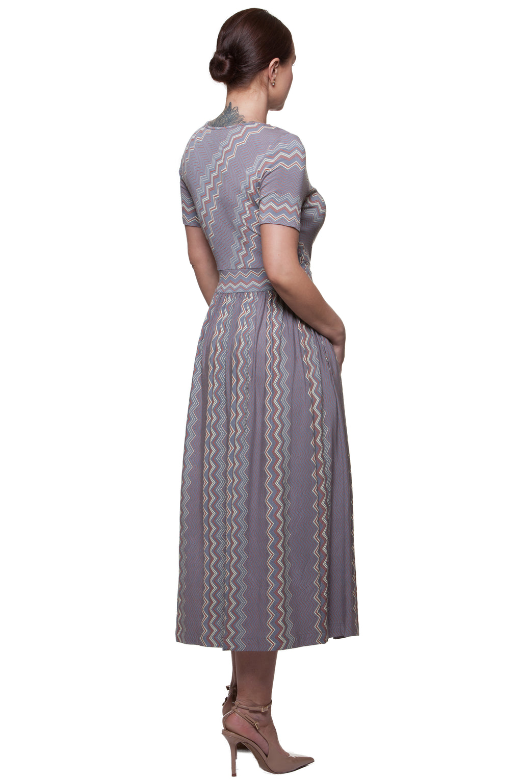 Comfortable Summer Midi Dress Jenna No3