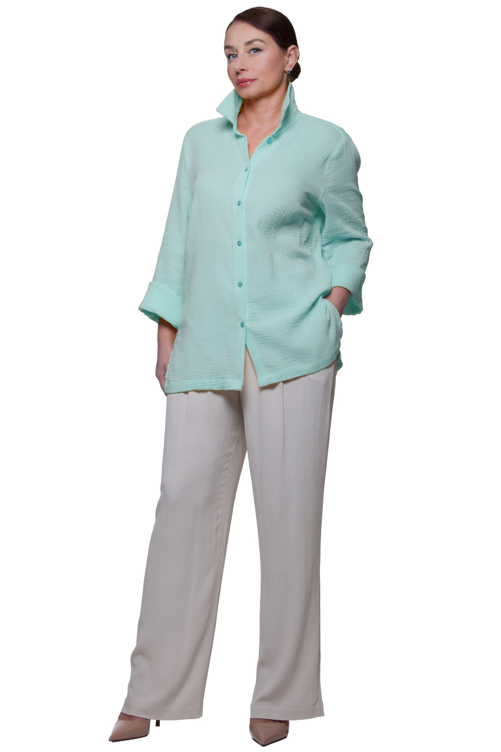 Viegla brīva krekla Jenna Nr. 9