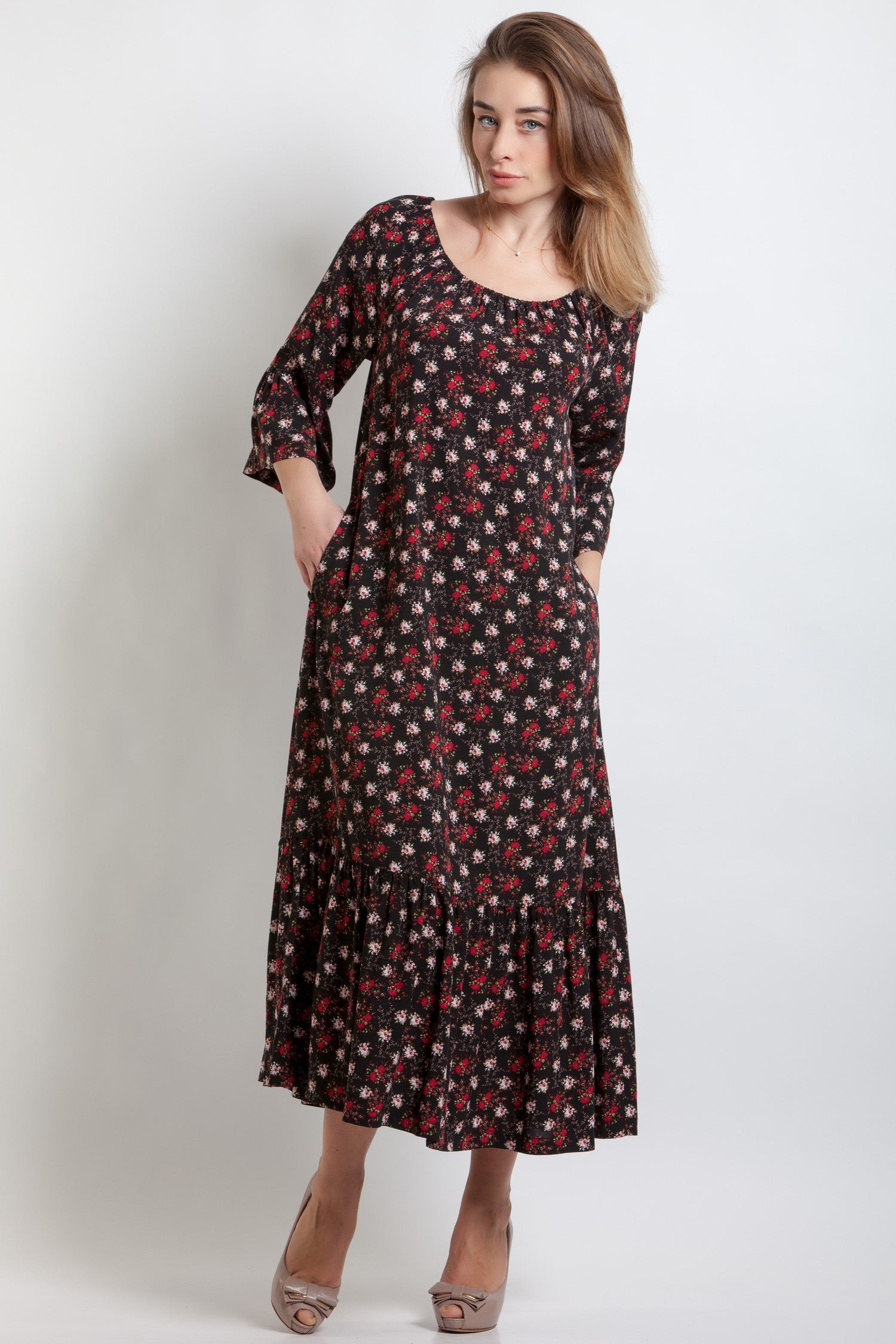 Summer Midi Loose Dress Alanis No12
