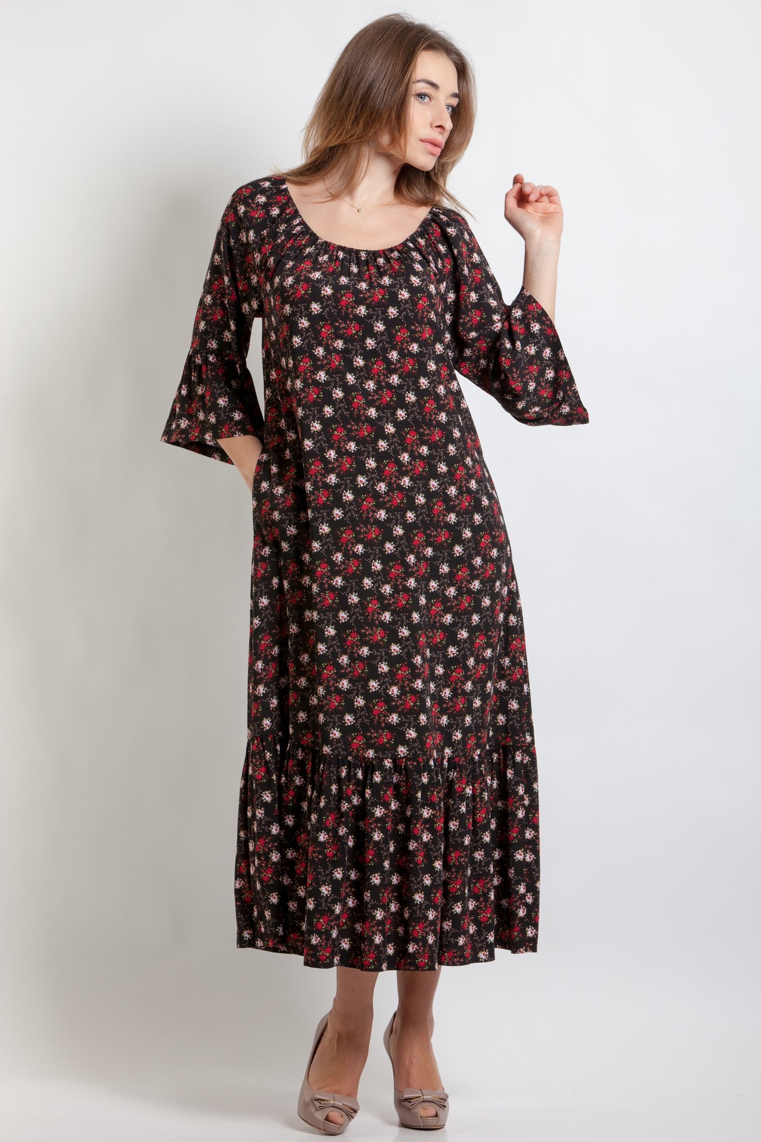 Summer Midi Loose Dress Alanis No12