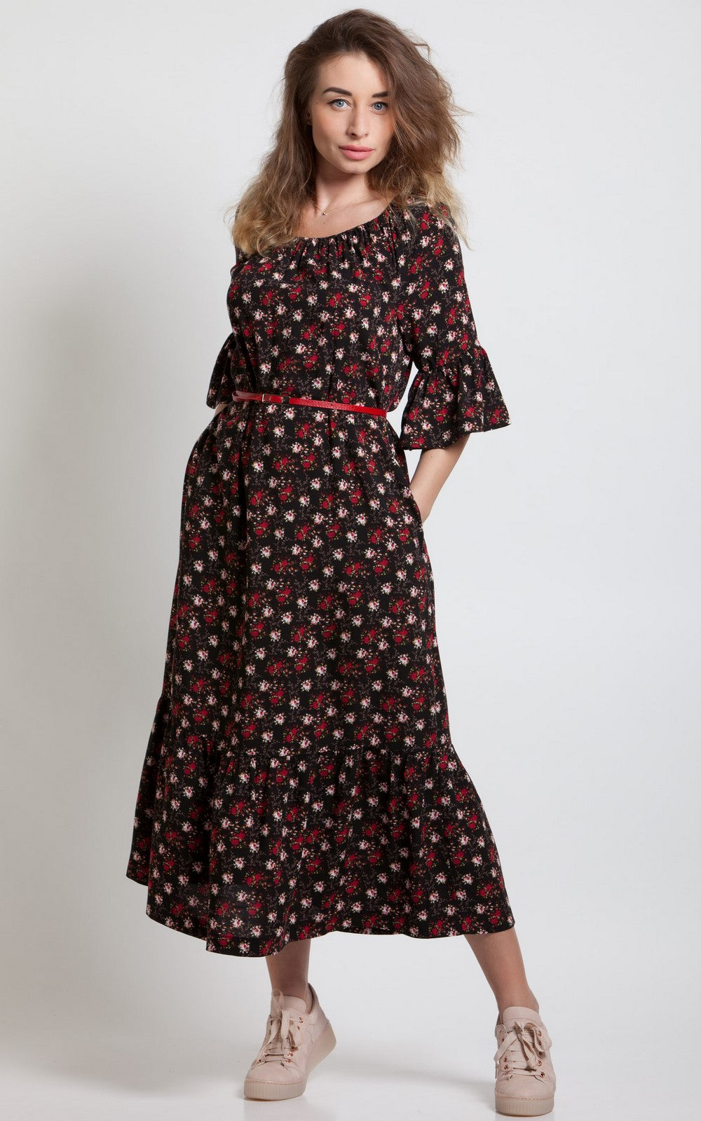 Summer Midi Loose Dress Alanis No12