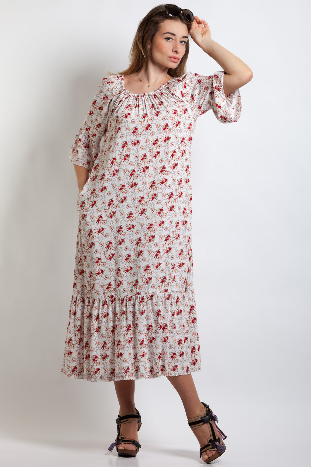 Summer Midi Loose Dress Alanis No11