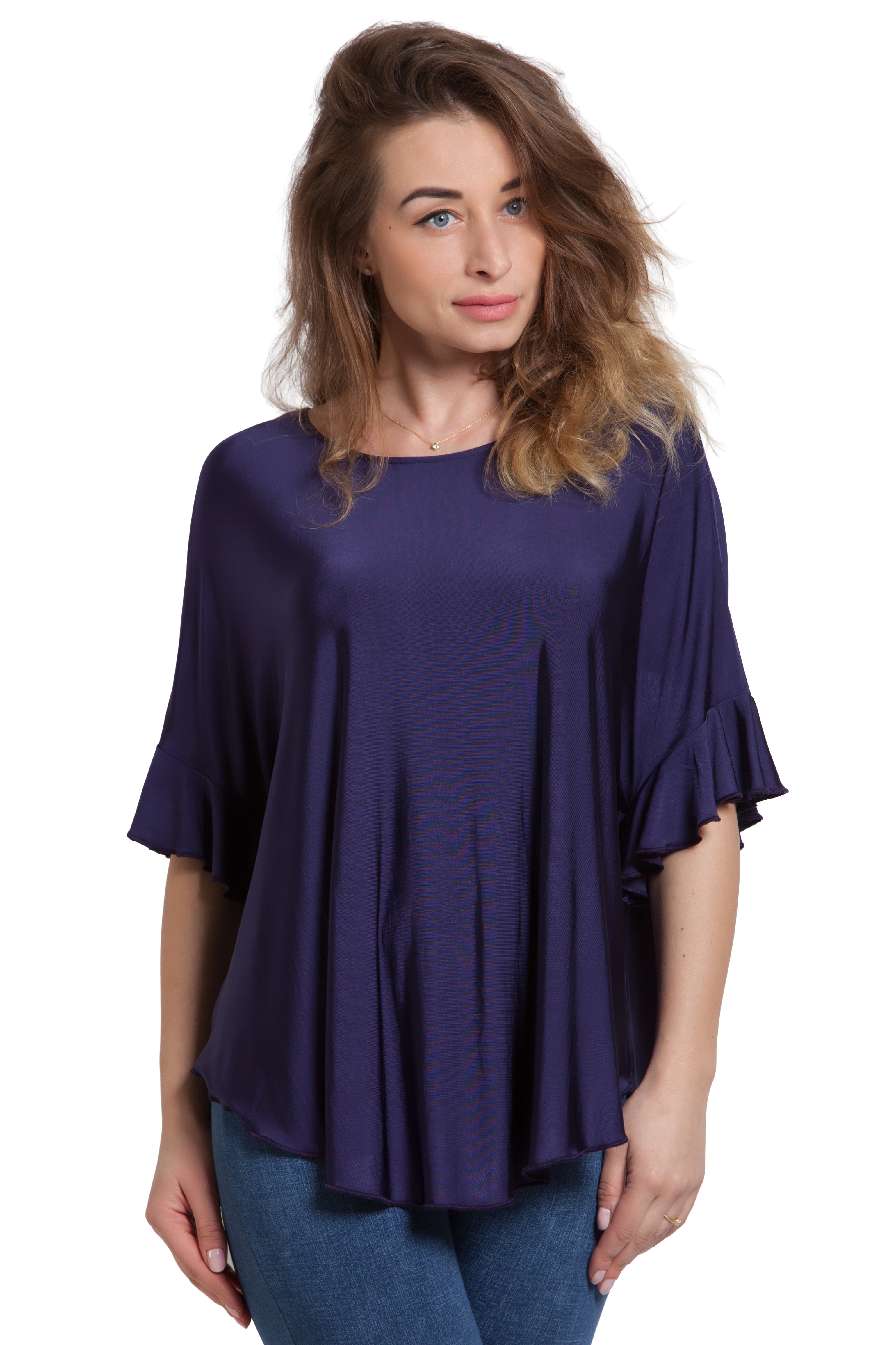 Elegants brīva piegriezuma tops Alanis No3