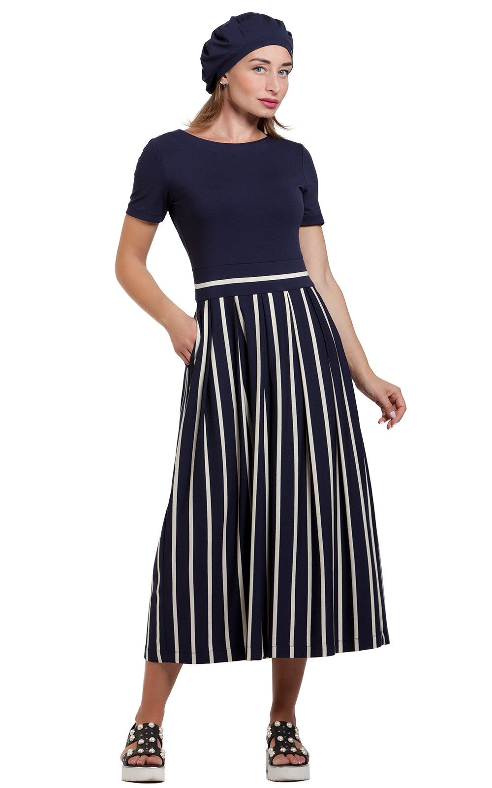 Comfortable Summer Midi Dress Liza No2