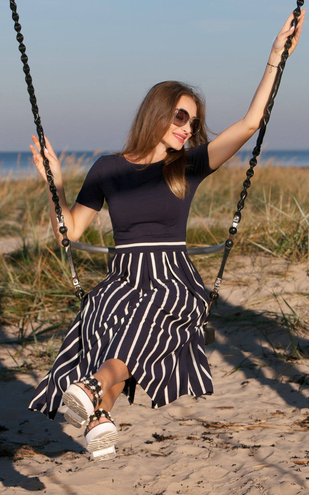 Comfortable Summer Midi Dress Liza No2