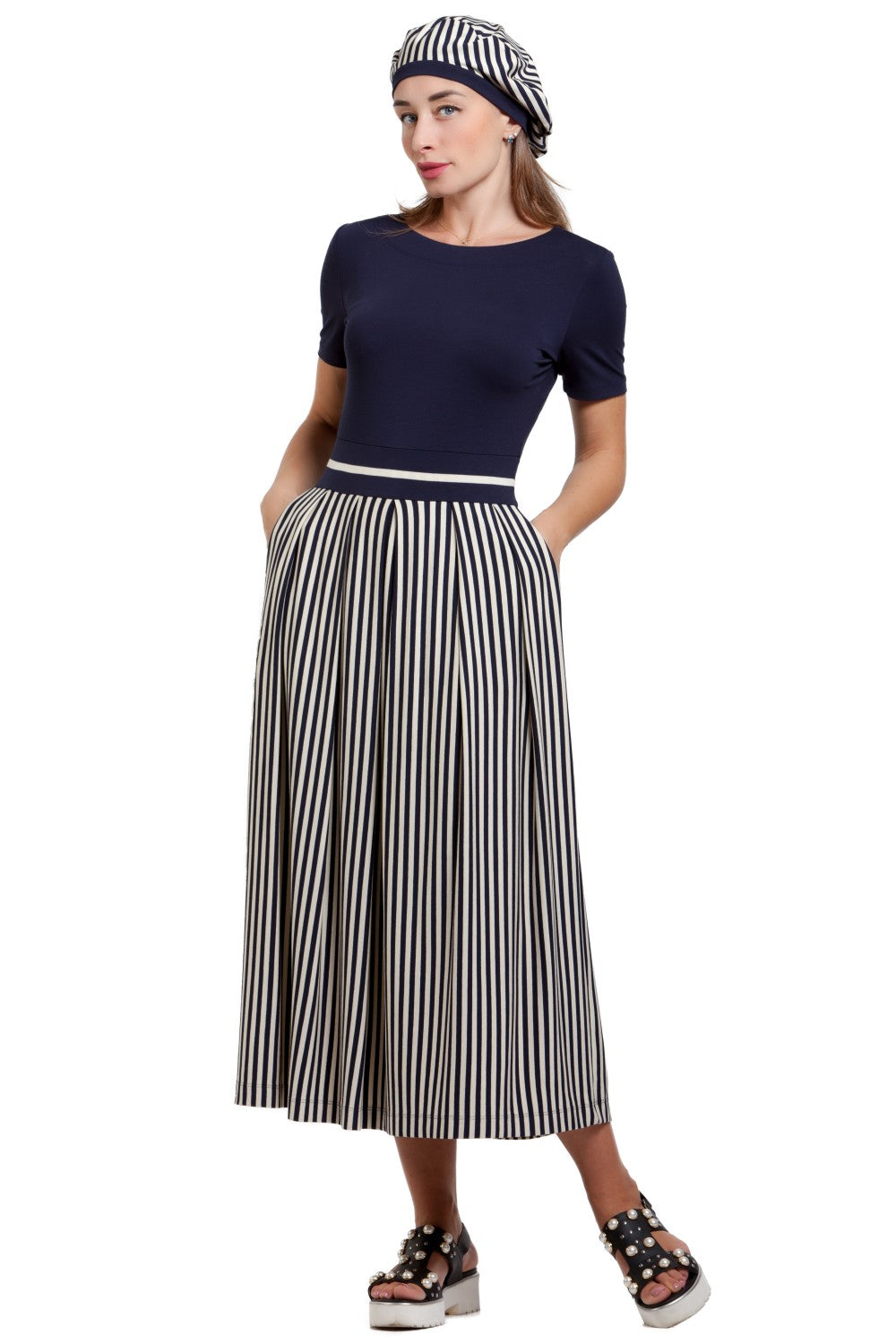 Comfortable Summer Midi Dress Liza No1