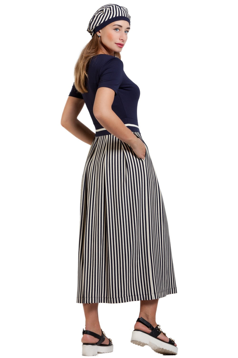 Comfortable Summer Midi Dress Liza No1