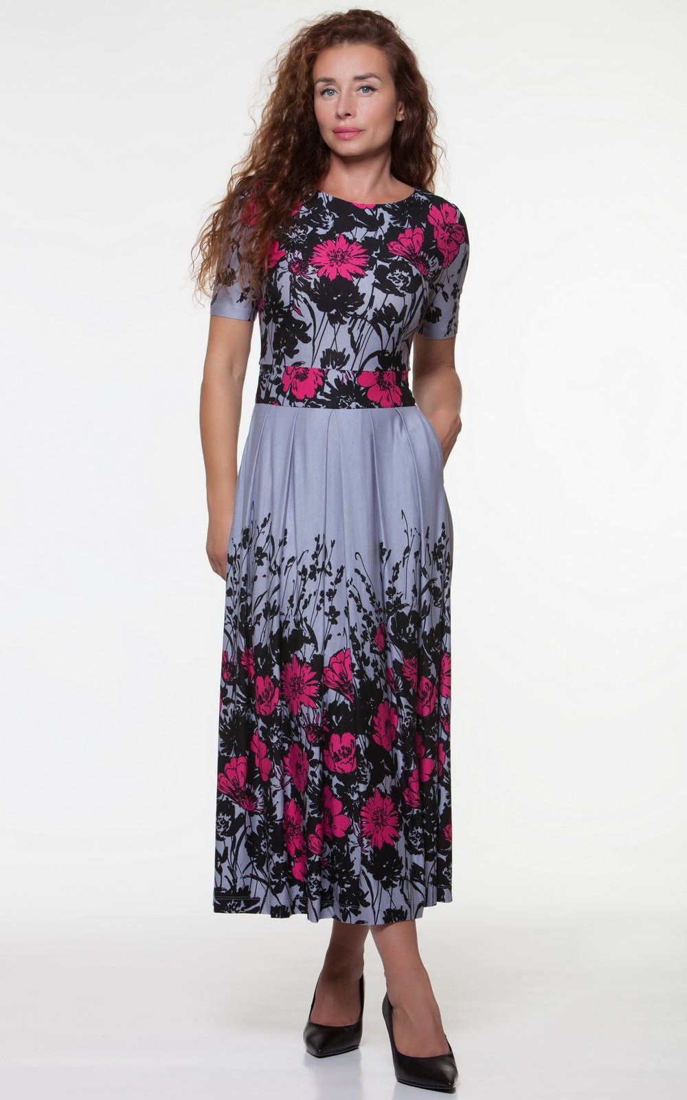 Comfortable Summer Midi Dress Liza No3