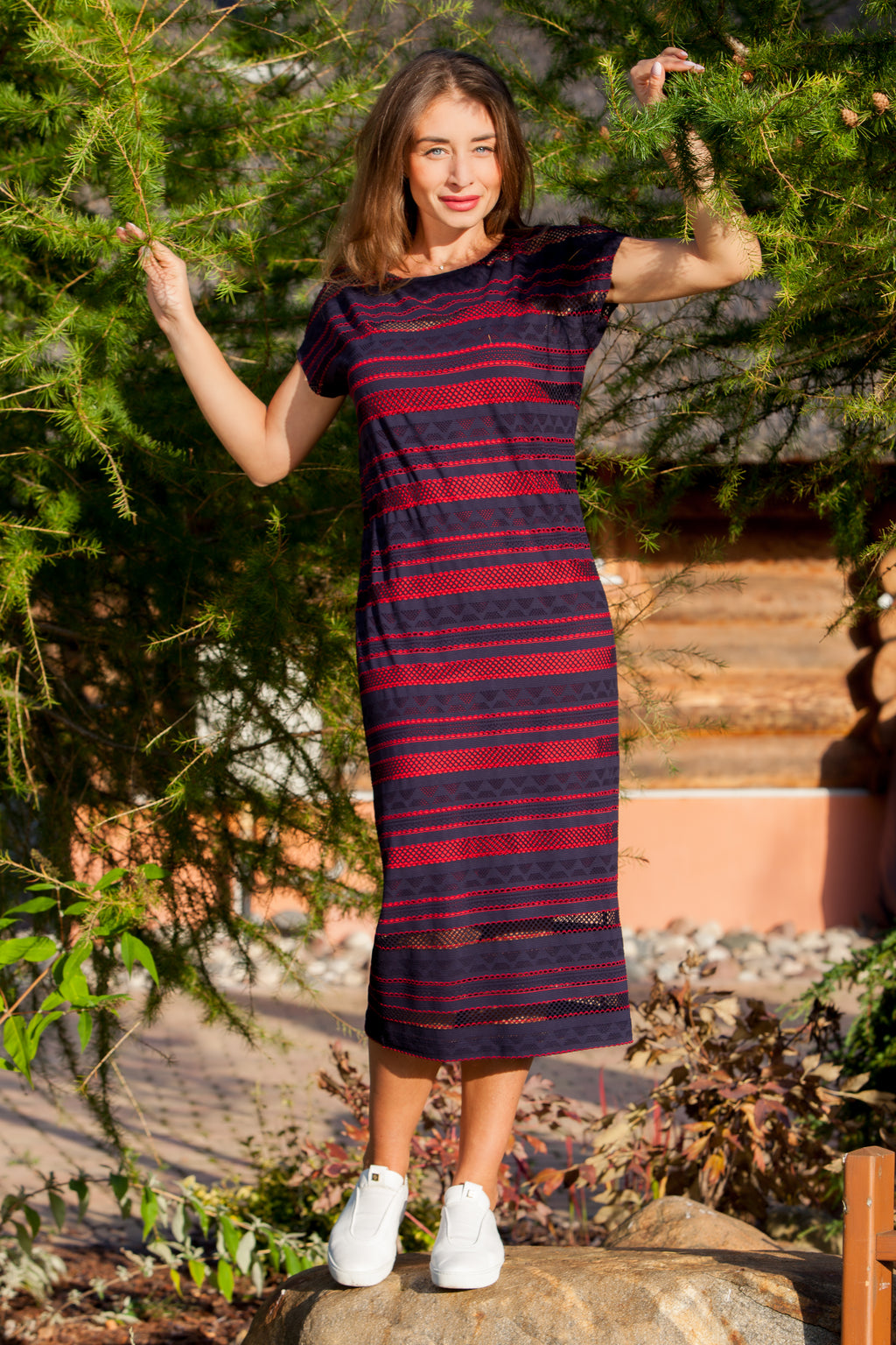 Stylish Summer Striped Dress Eliza No34