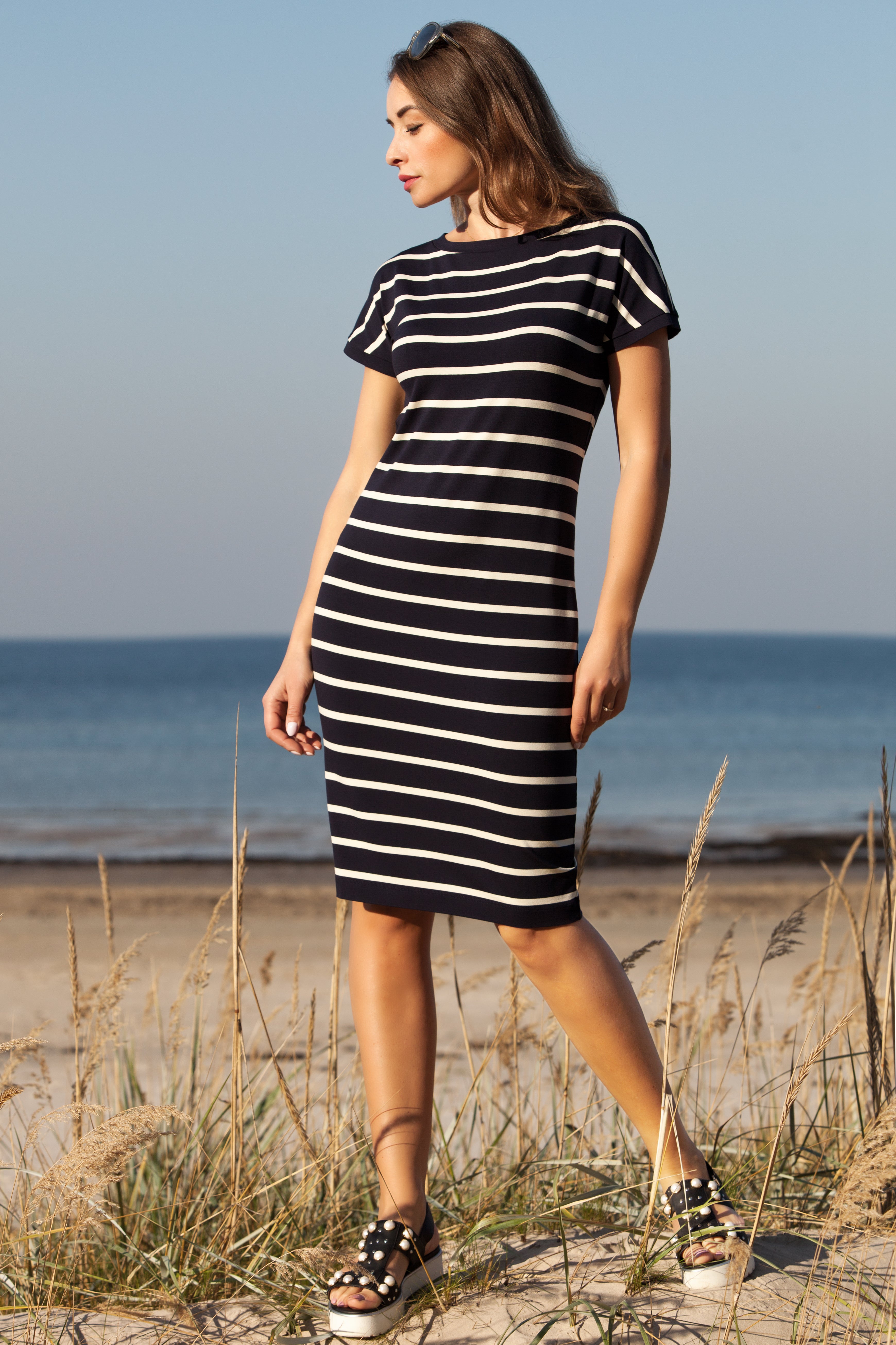 Stylish Summer Striped Dress Eliza No30