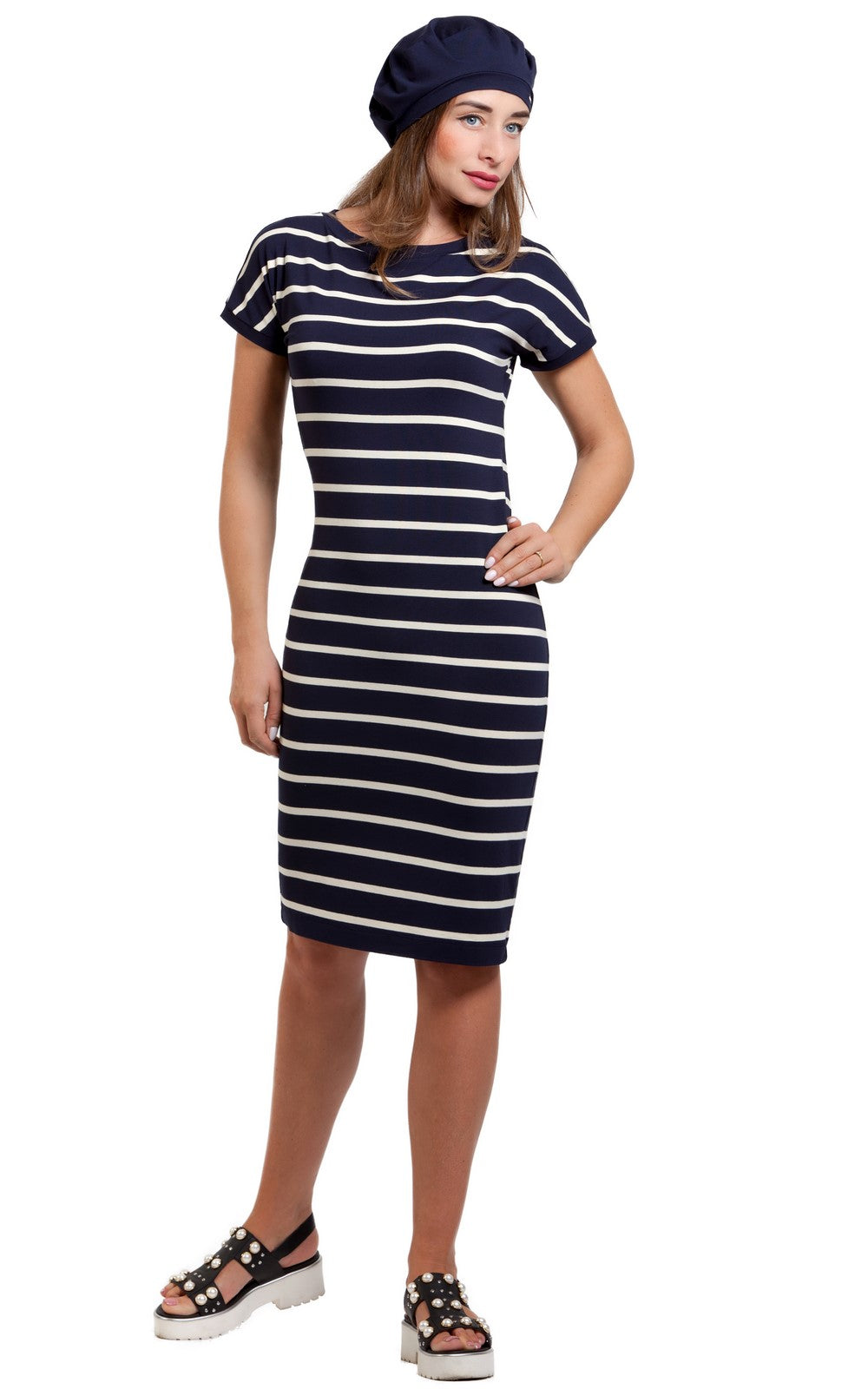 Stylish Summer Striped Dress Eliza No30