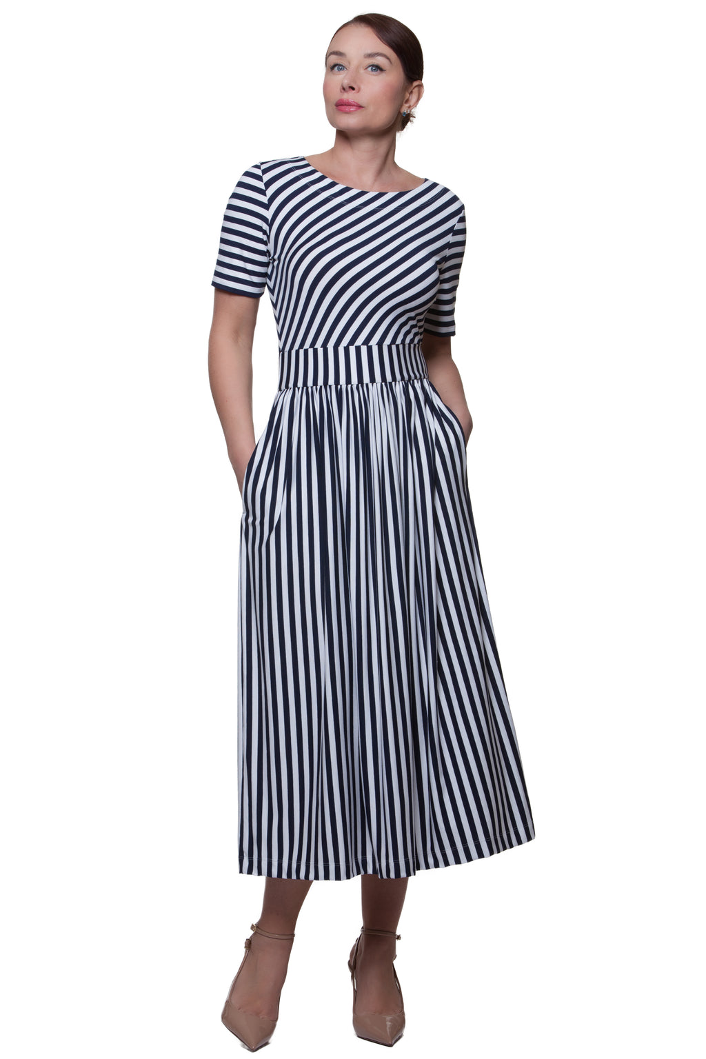 Ērta vasaras midi kleita Eliza Nr. 22