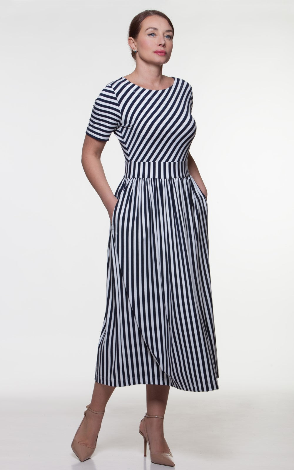 Comfortable Summer Midi Dress Eliza No22