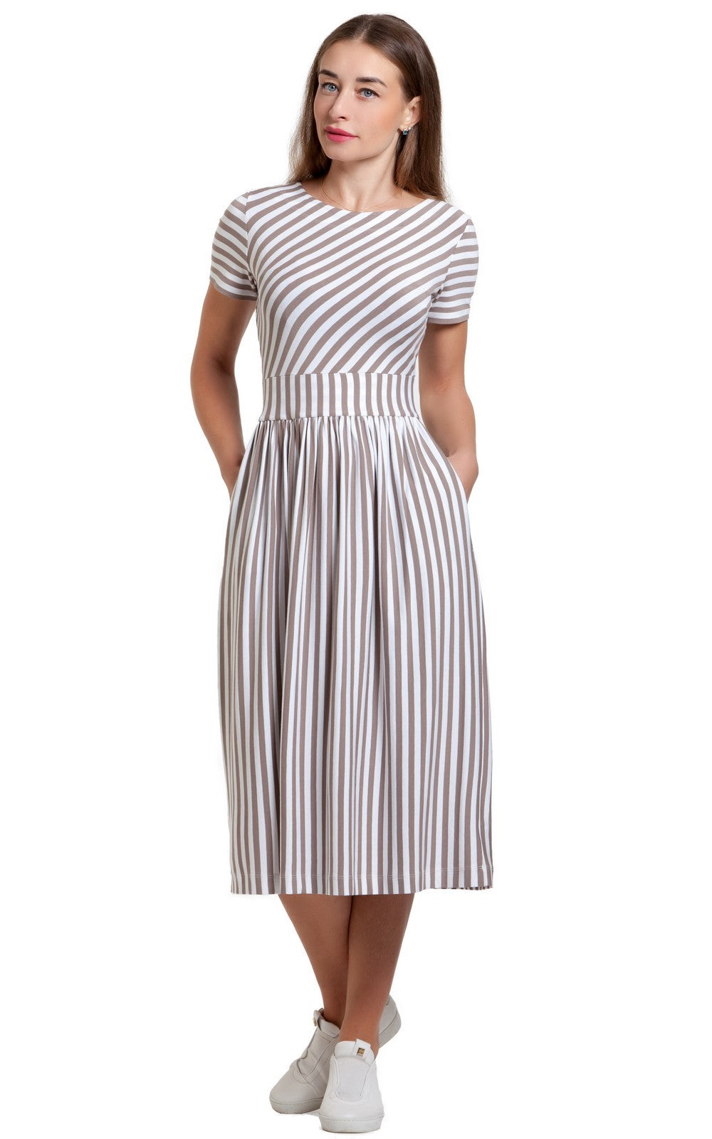 Comfortable Summer Midi Dress Eliza No19