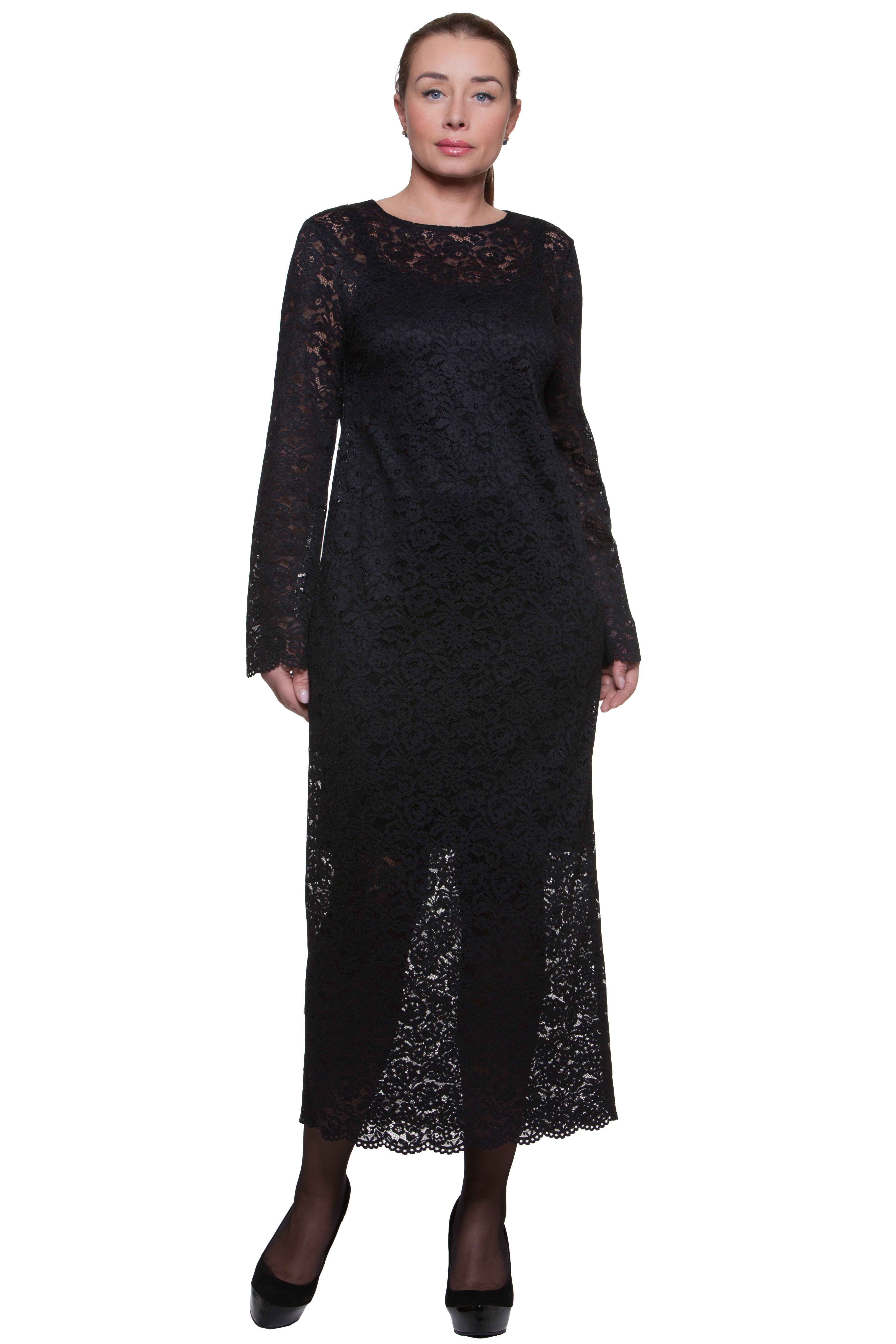 Elegant Lace Midi Dress Lydia No1