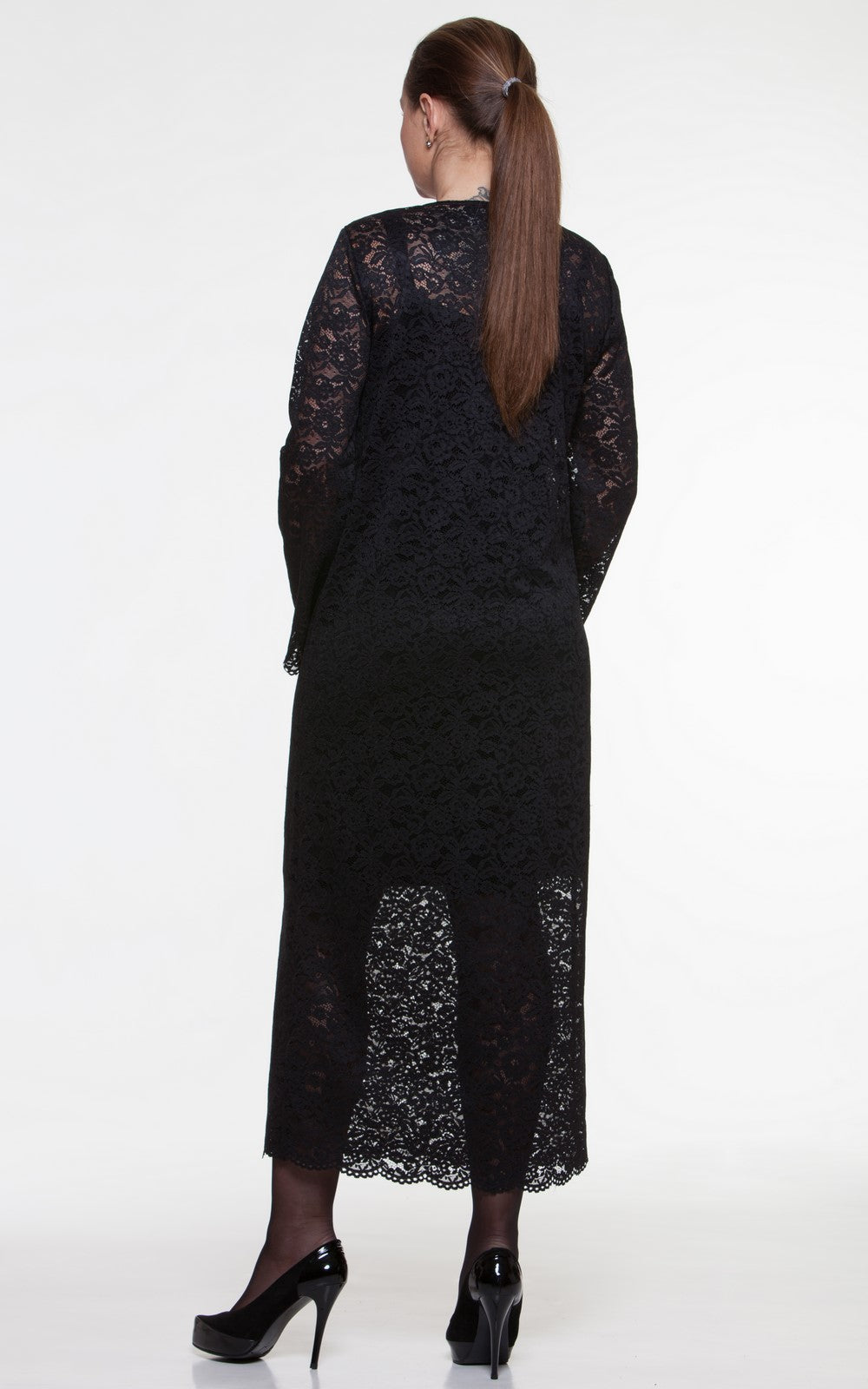 Elegant Lace Midi Dress Lydia No1