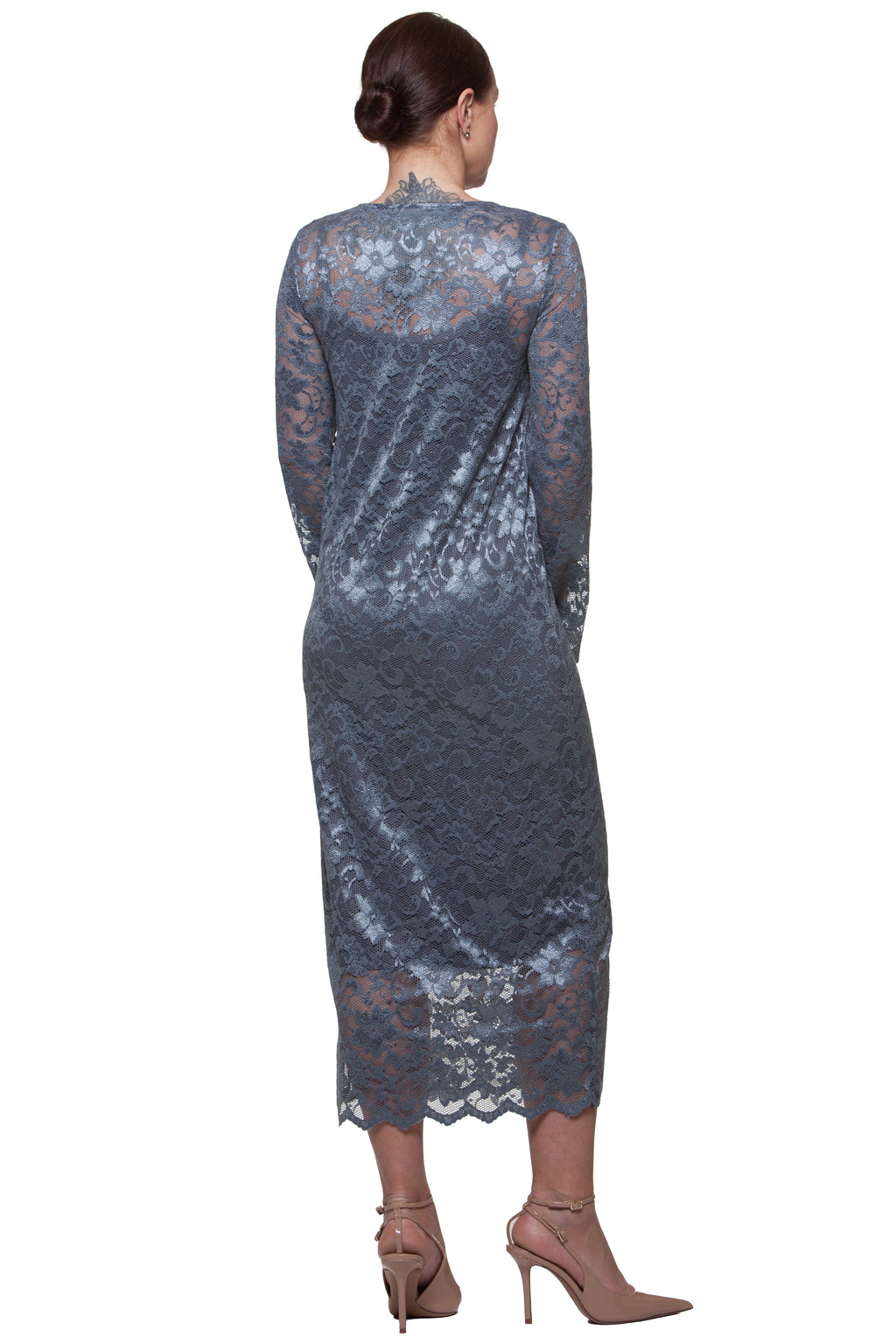 Eleganta mežģīņu midi kleita Lydia Nr. 2