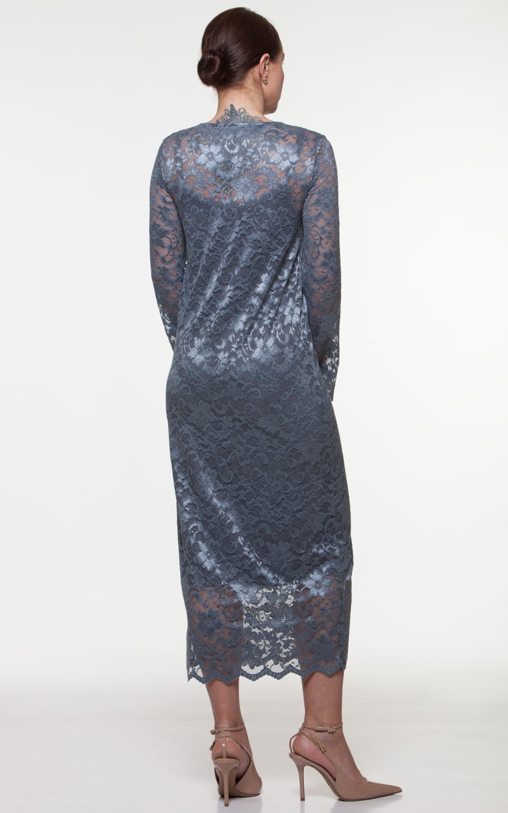 Elegant Lace Midi Dress Lydia No2