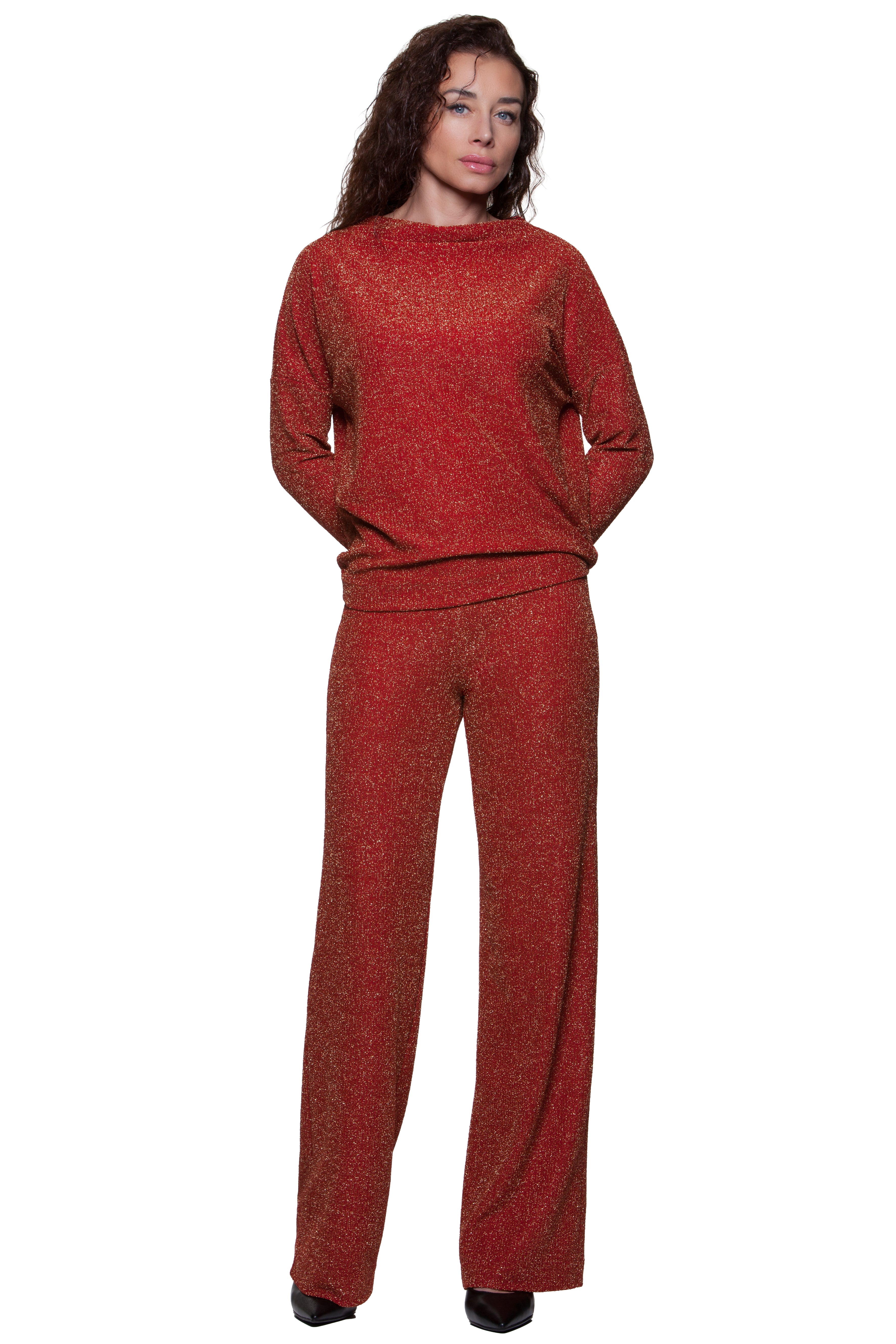 Elegant lurex knit set Josie No1