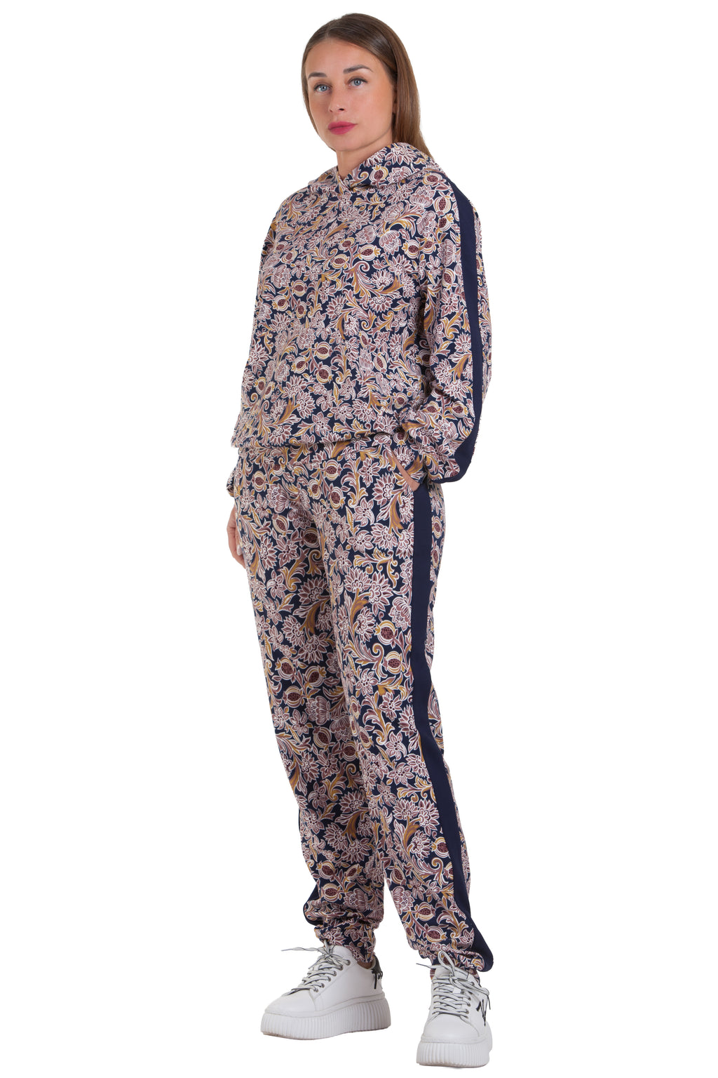 A Bright Casual Pantsuit Amira No15