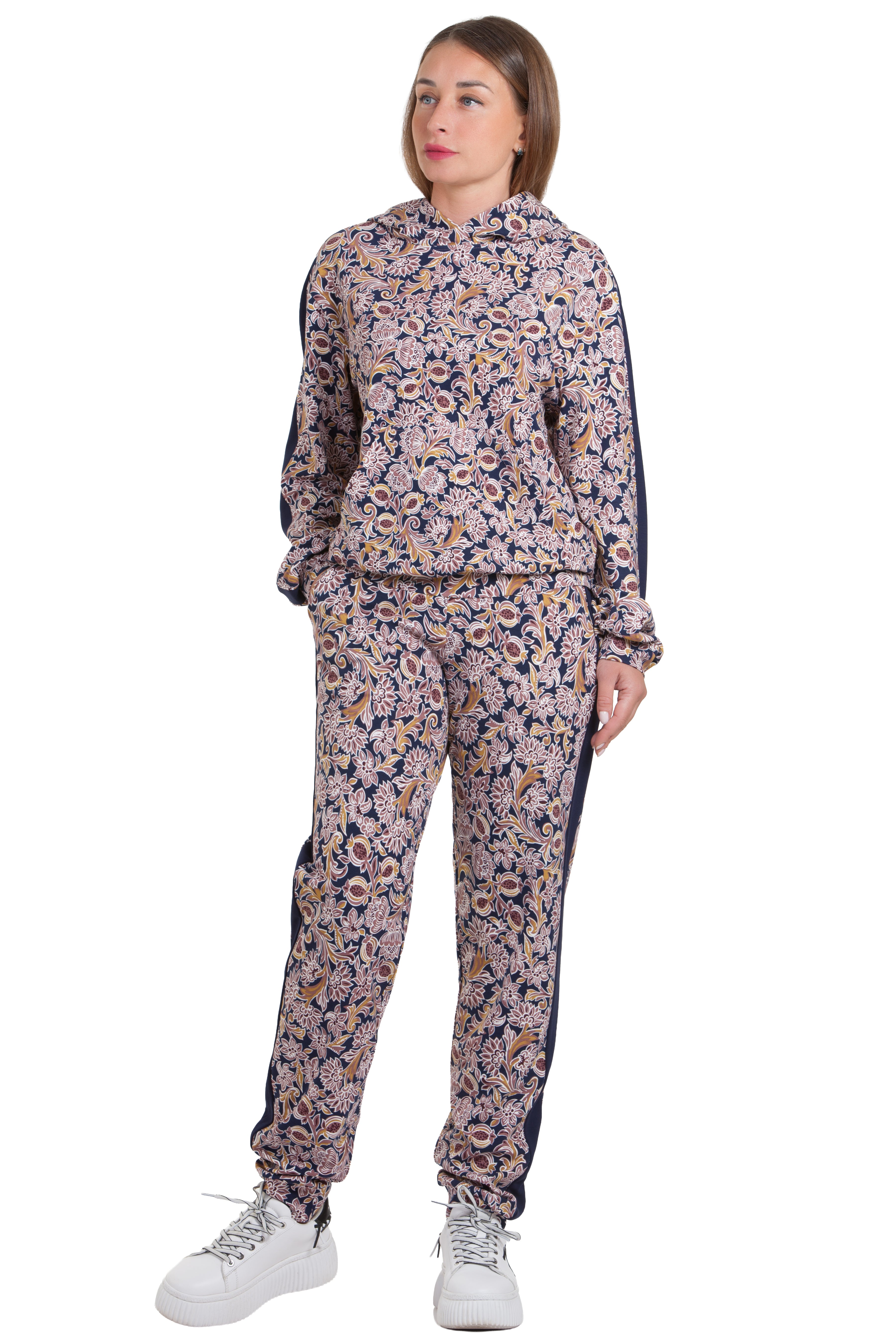 A Bright Casual Pantsuit Amira No15