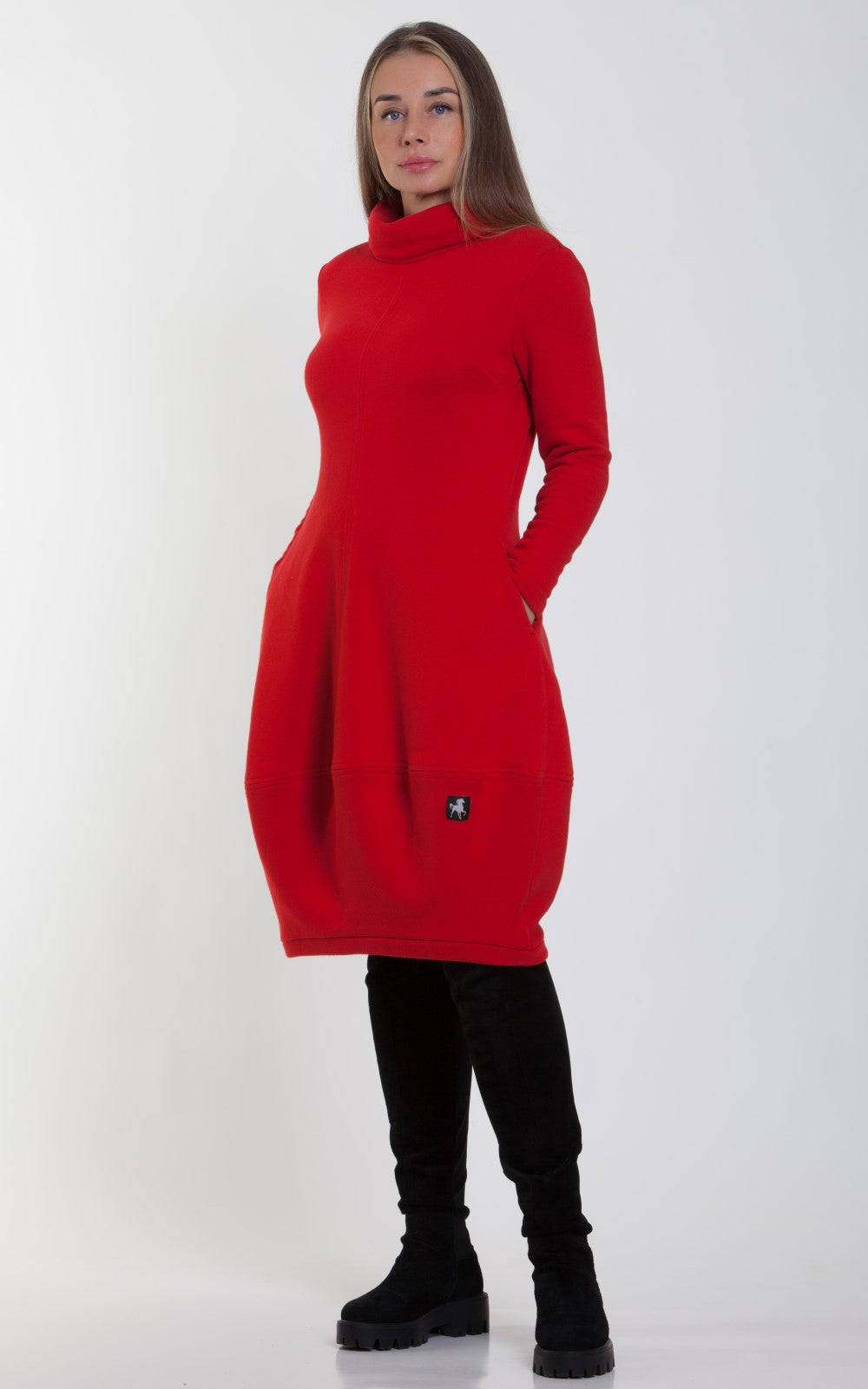 Cotton Warm Sports Dress Azalea No1