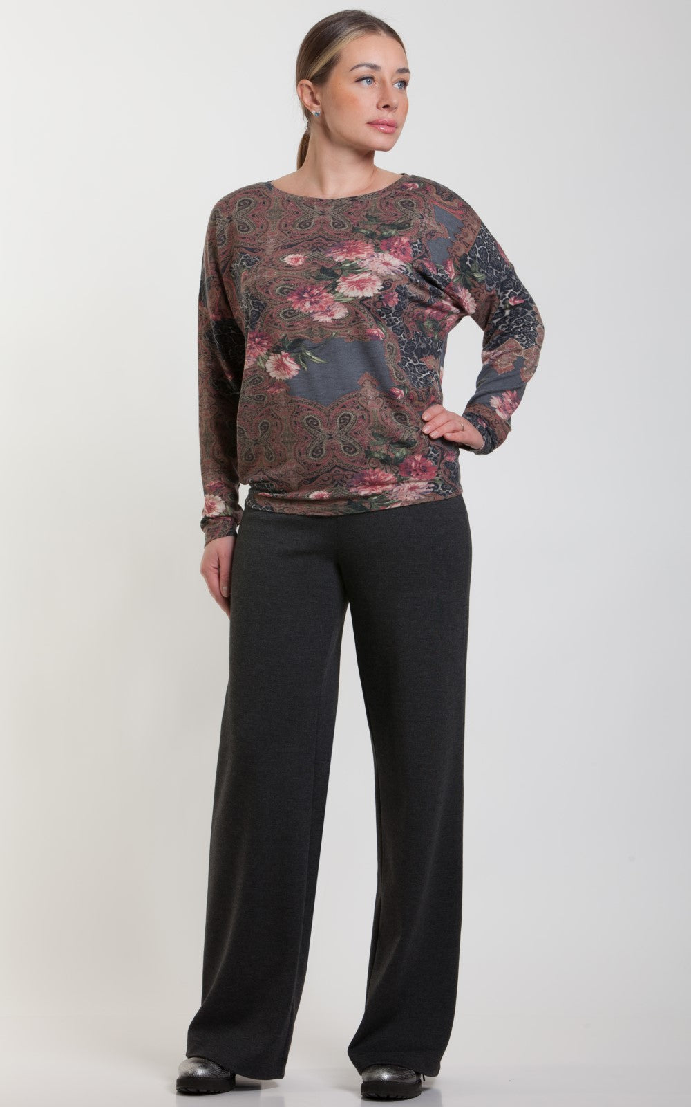 Casual Loose-fit Jumper Annie No15