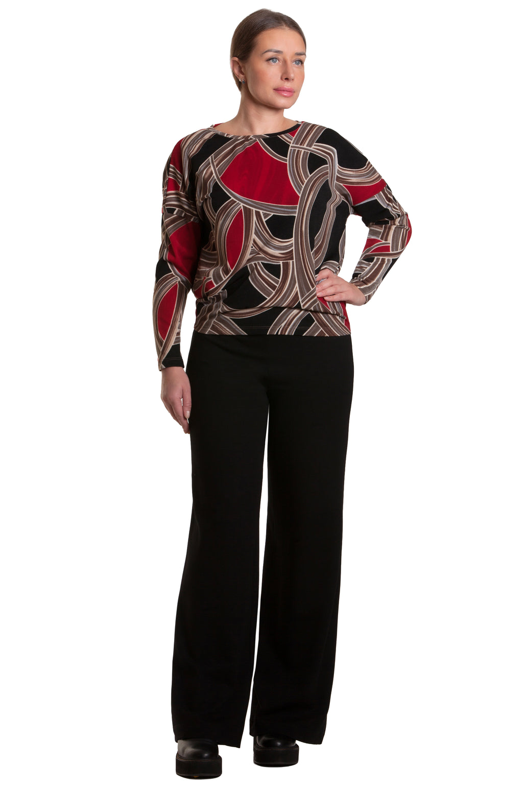 Casual Loose-fit Jumper Annie No17 — Magnolica Latvian Women's Clothing