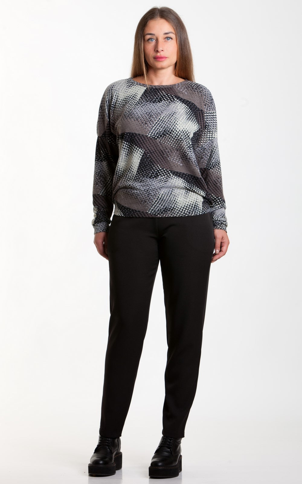 Casual Loose-fit Jumper Annie No18